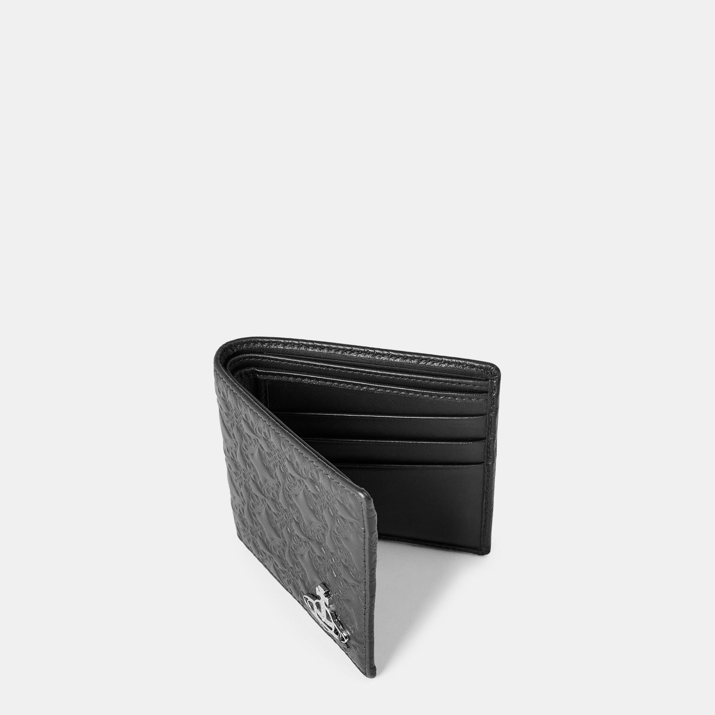 Black - Vivienne Westwood - Viv Embossed Wallet - 4