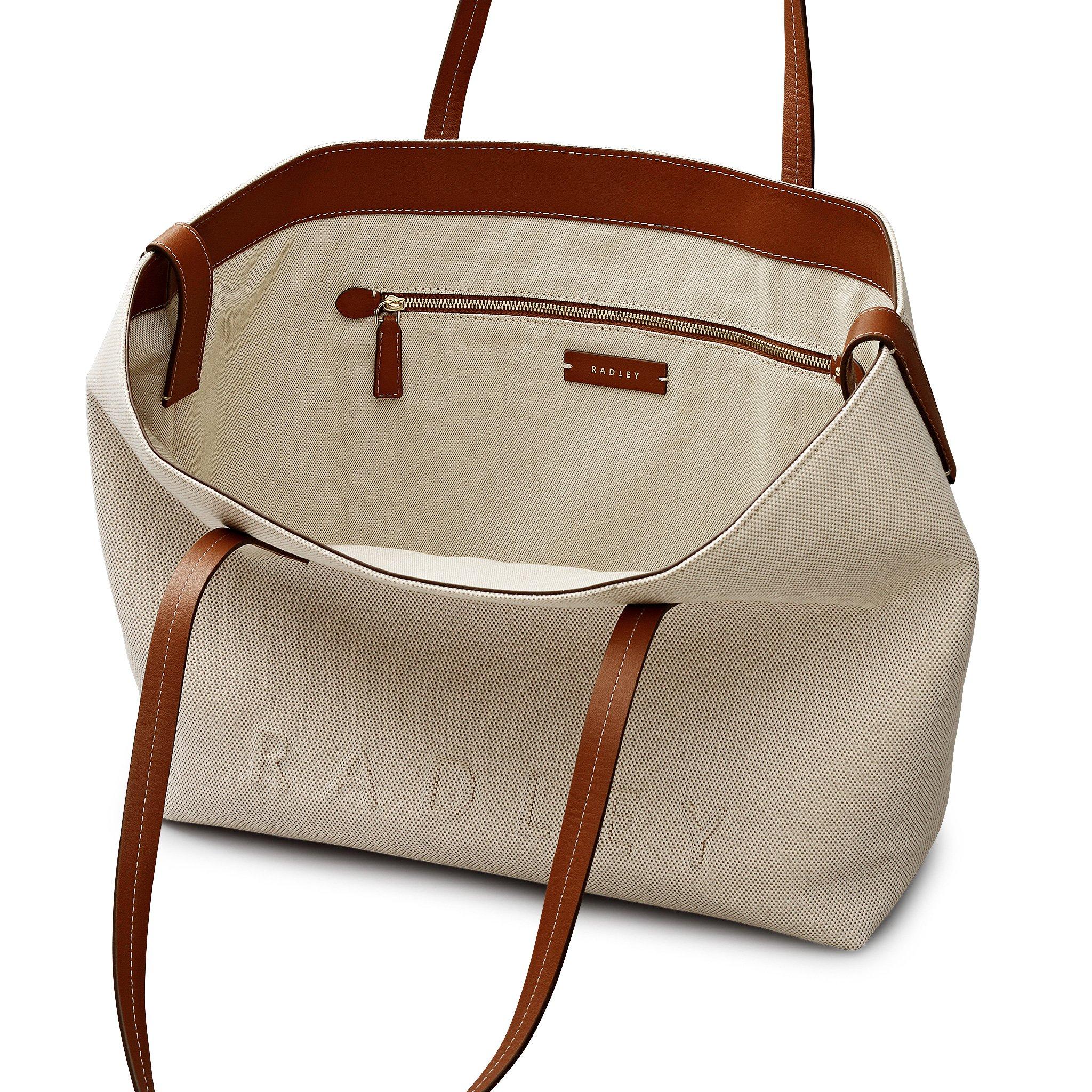 NATURAL - Radley - DUKES PLACE LARGE ZIPTOP TOTE - 4