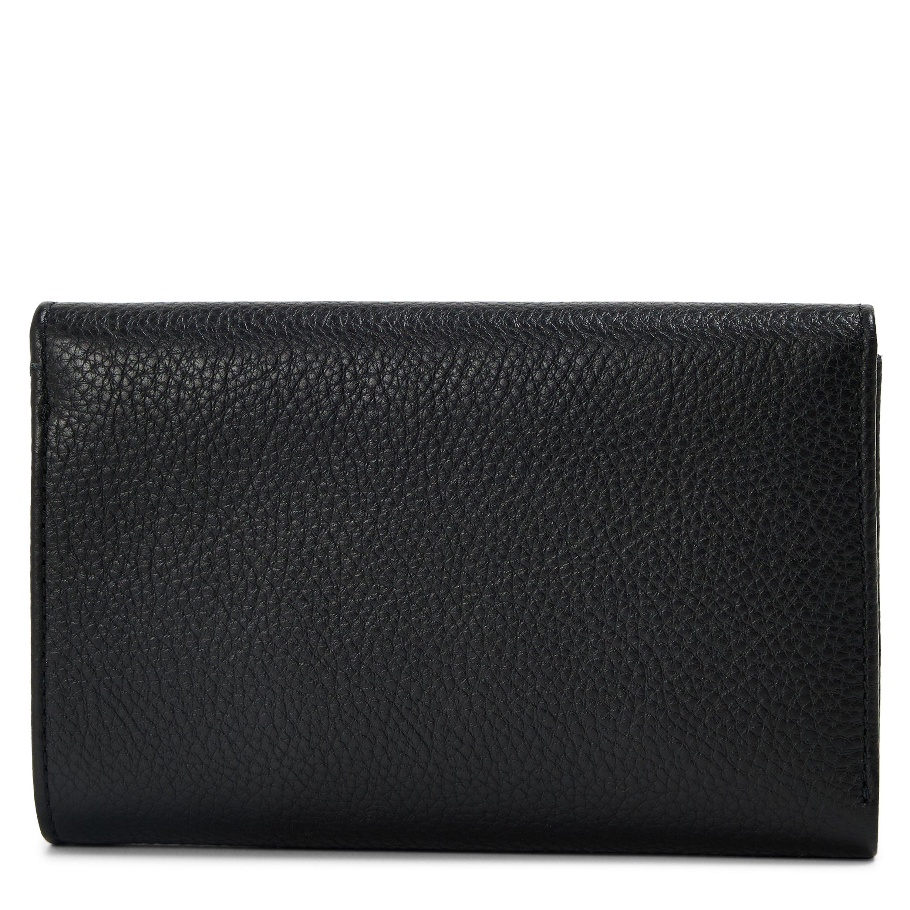 Black - Timberland - Wallet With Flap Billfold Wallet - 2