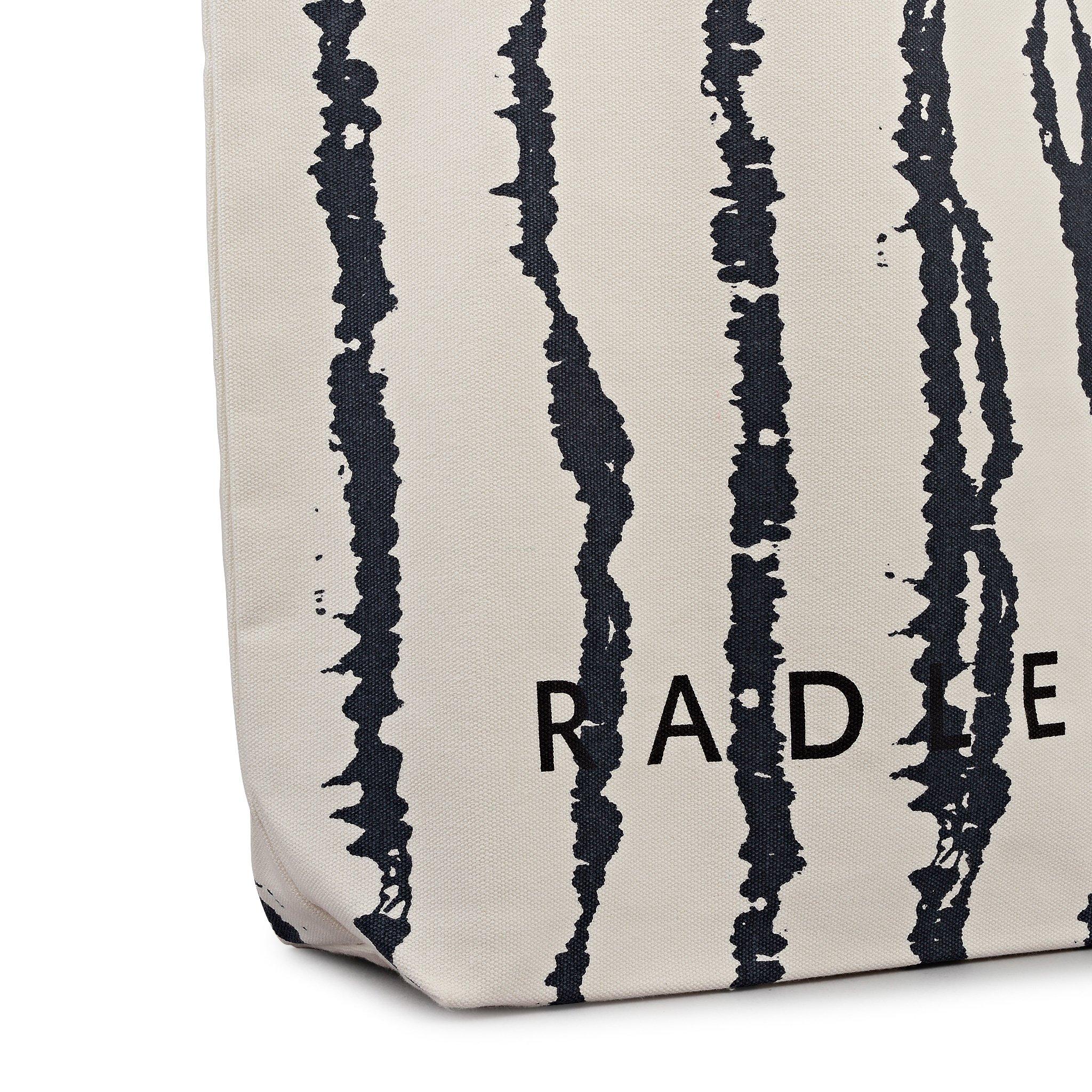 NATURAL - Radley - TIE DYE STRIPE MEDIUM OPEN TOP TOTE - 4