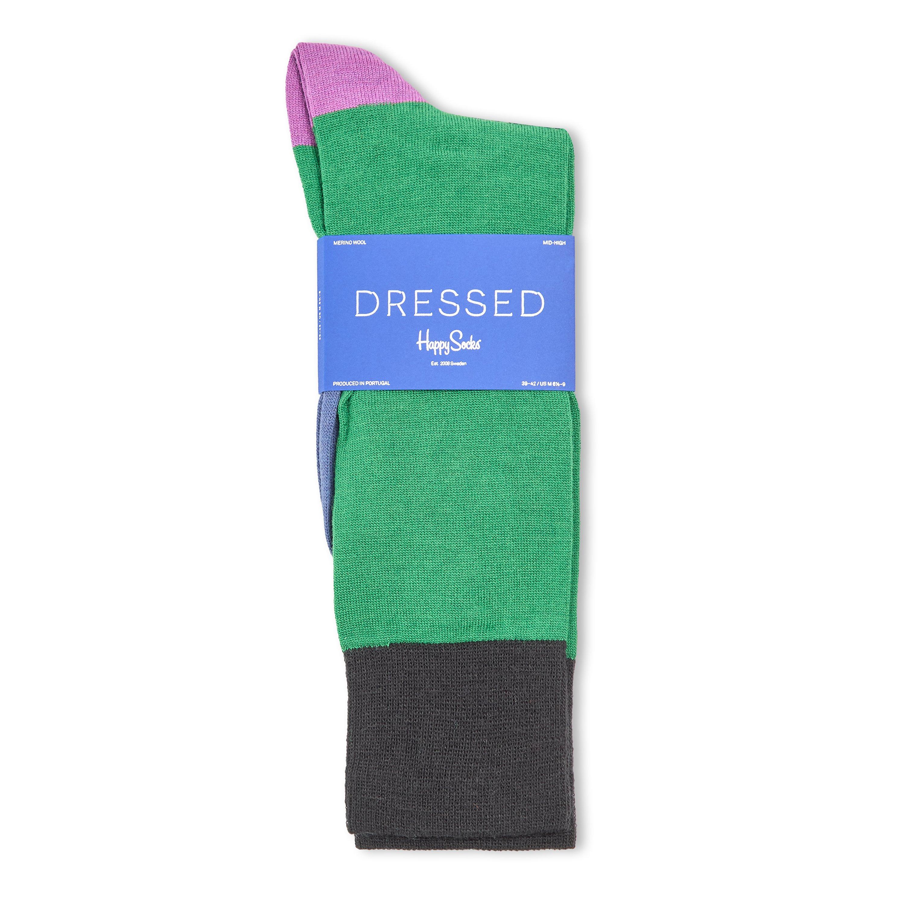 Dark Green - Happy Socks - Luis Wool Pop - 1