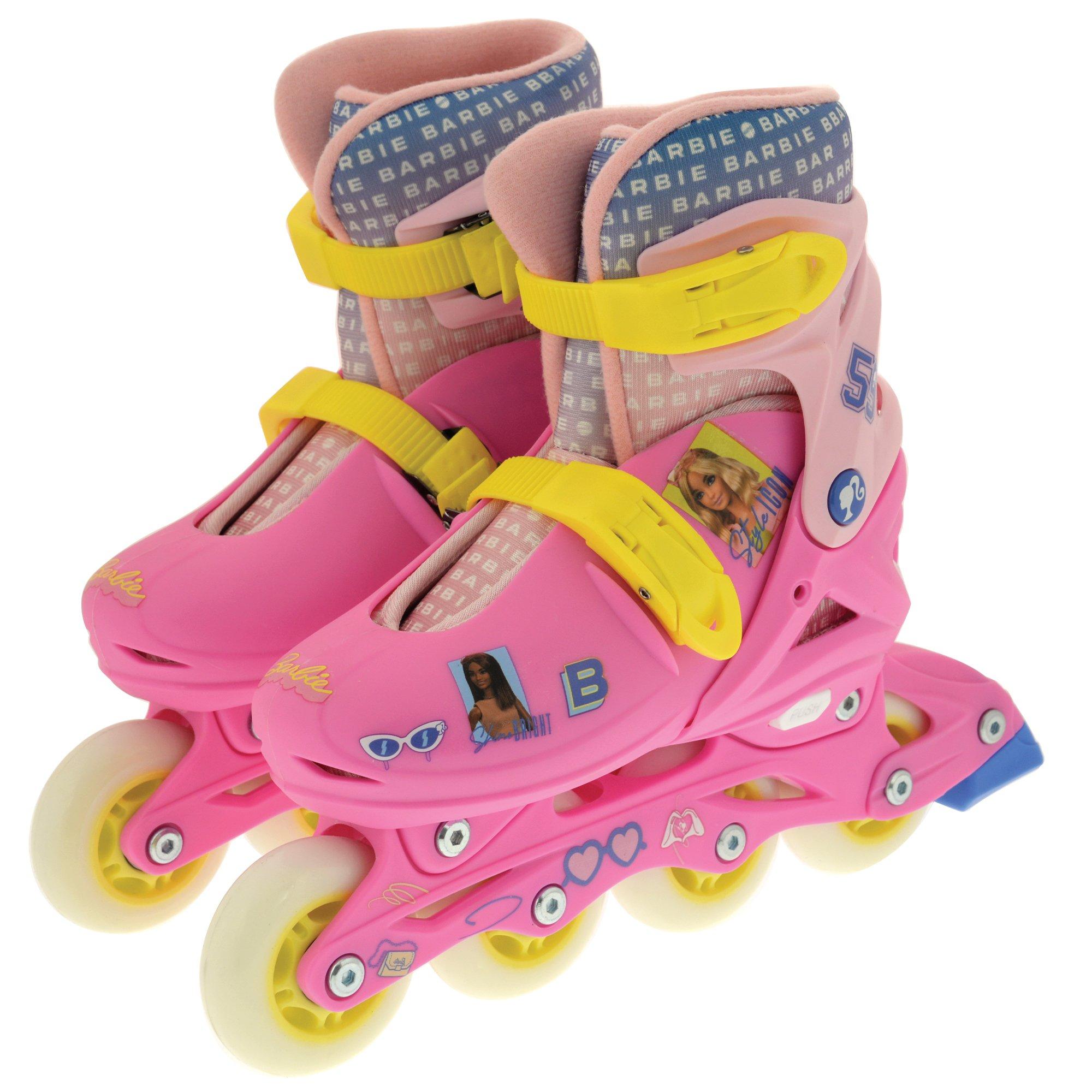 Multicoloured - Barbie - Barbie Adjustable Inline Skates - 1