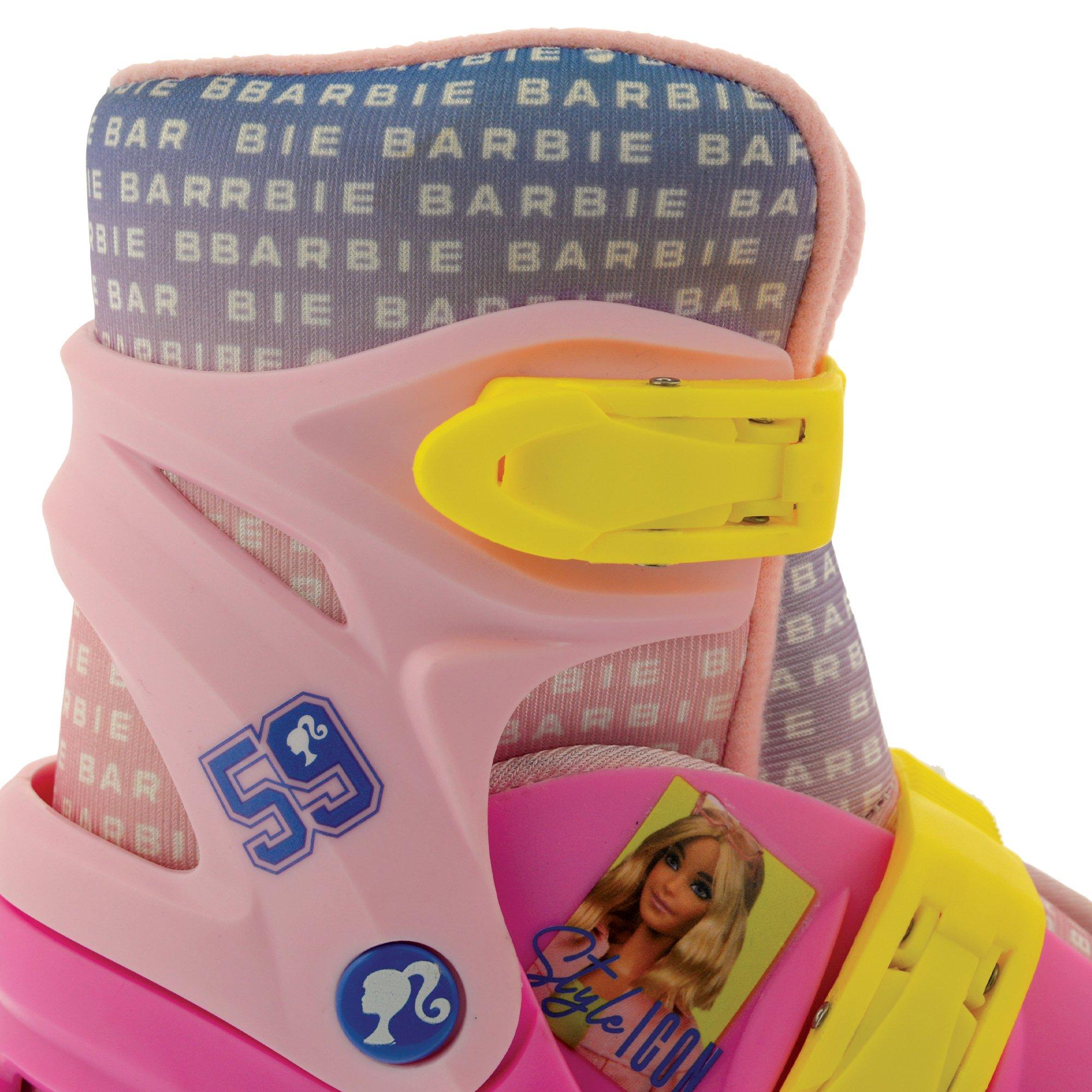 Multicoloured - Barbie - Barbie Adjustable Inline Skates - 6