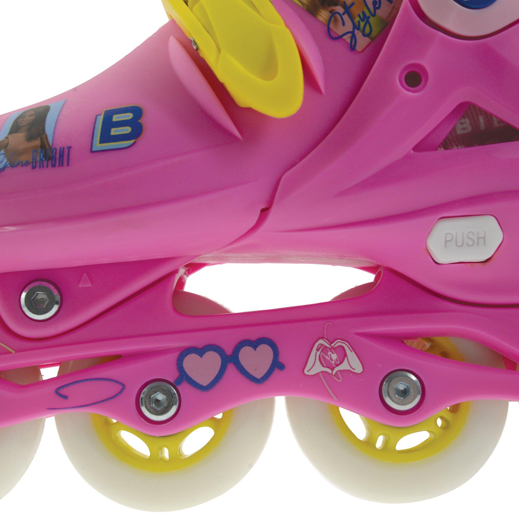 Multicoloured - Barbie - Barbie Adjustable Inline Skates - 7