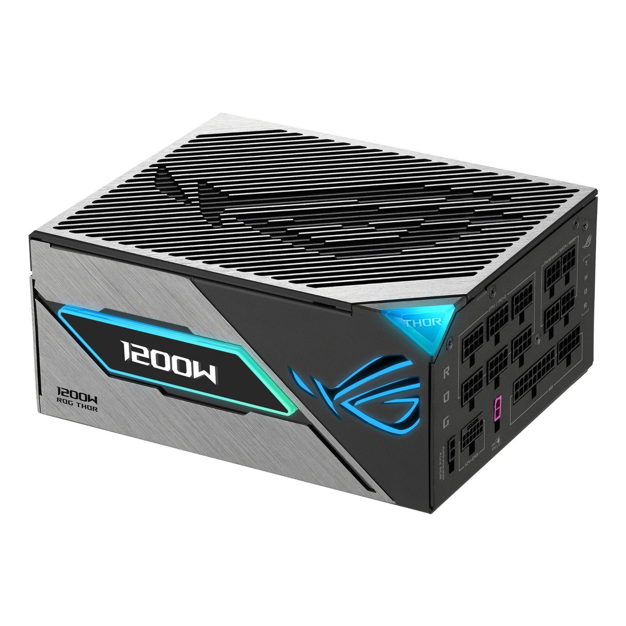 Black - ASUS - 1200W ROG Thor Platinum III Modular ATX3.1 Power Supply - 4