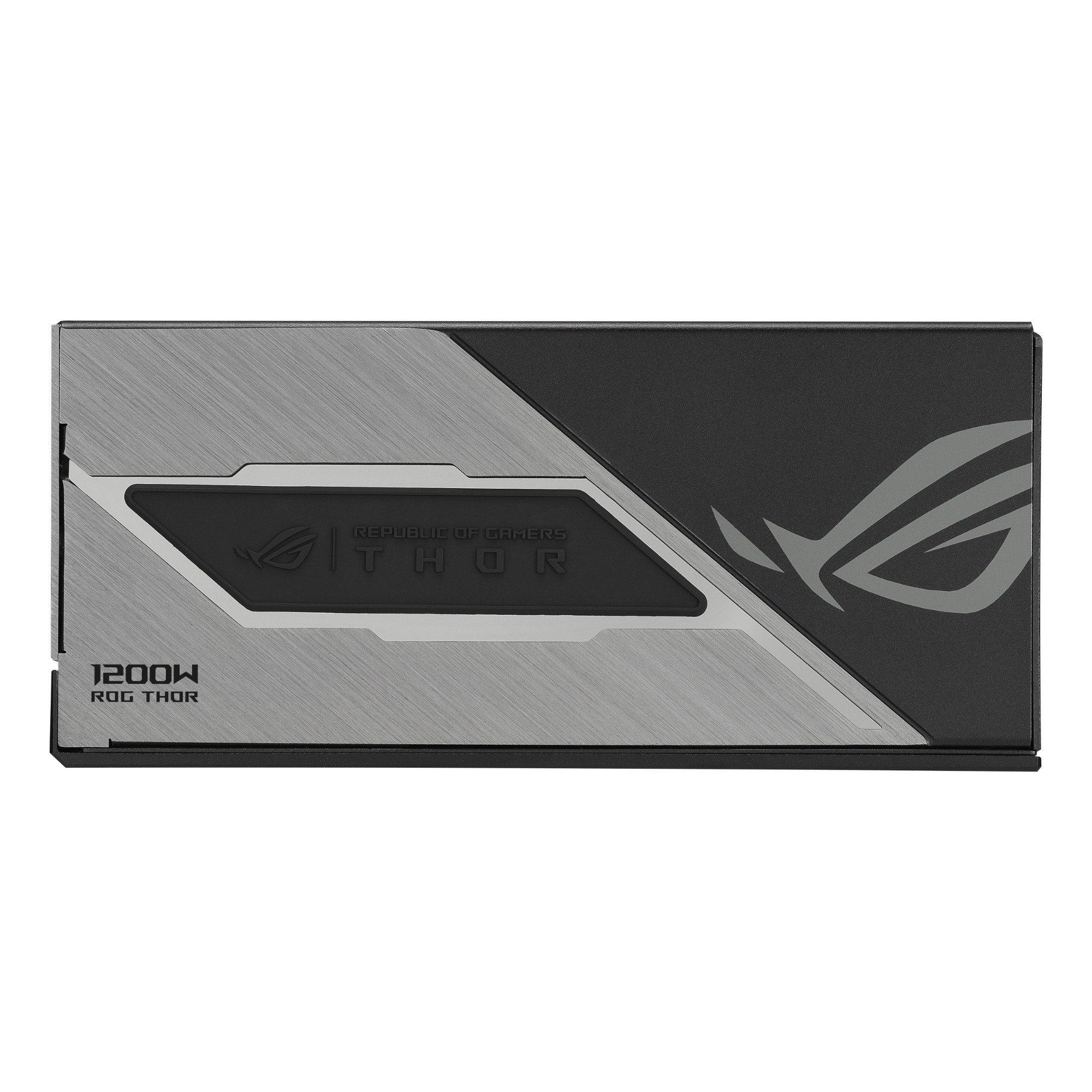 Black - ASUS - 1200W ROG Thor Platinum III Modular ATX3.1 Power Supply - 5