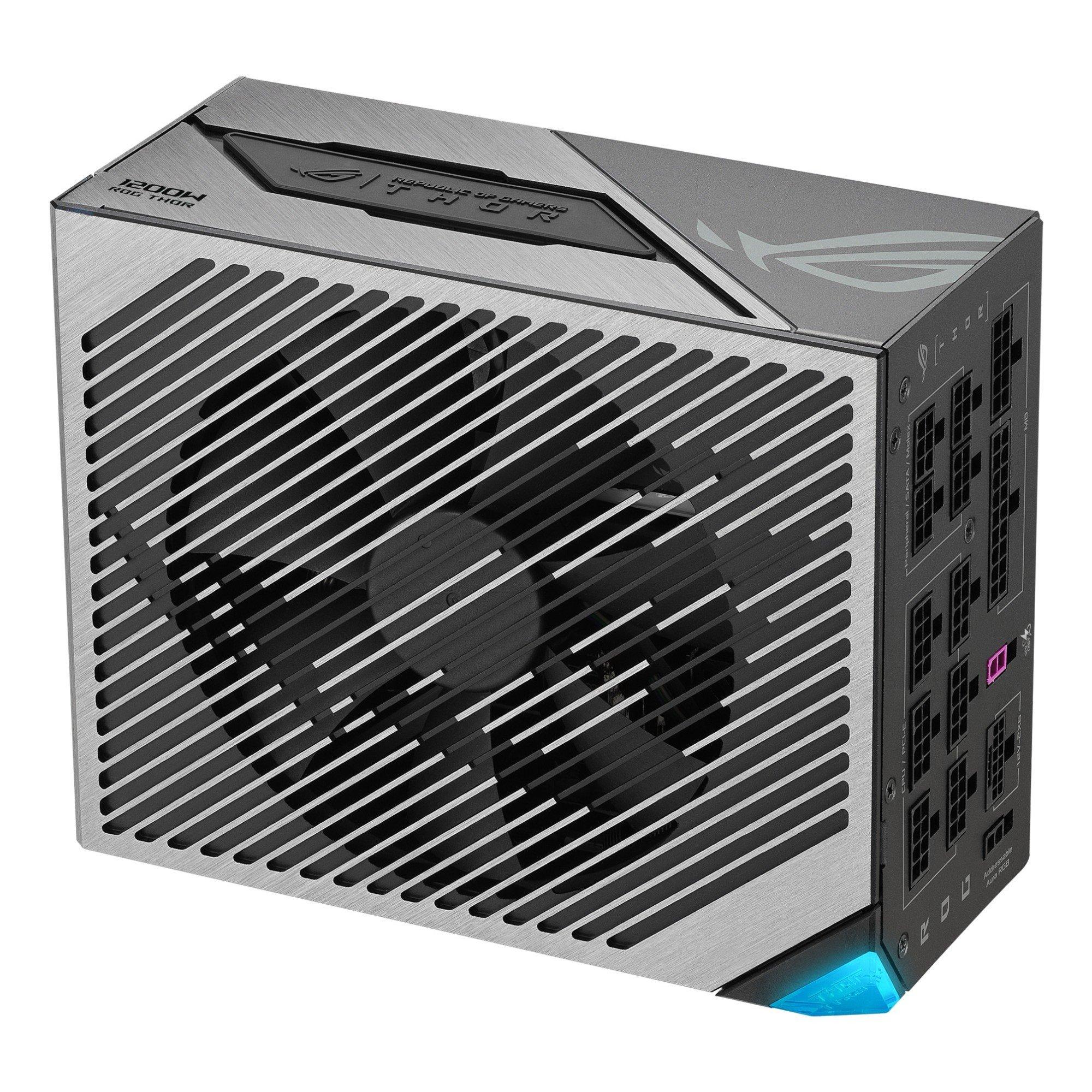 Black - ASUS - 1200W ROG Thor Platinum III Modular ATX3.1 Power Supply - 7