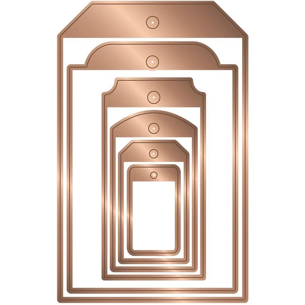 Multi - Crafters Companion - Multi Media Die Set - Media Tags - 2