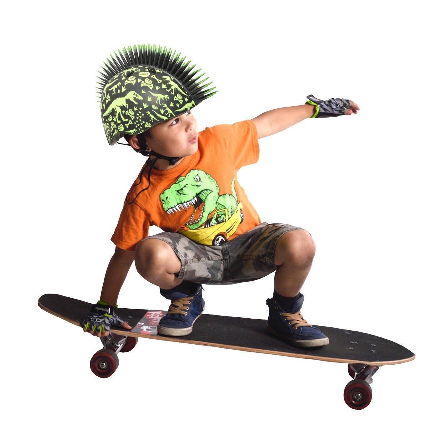 T-Rex Bonez Moh - Raskullz - T-Rex Bonez Mohawk Child Helmet 5+ - 2