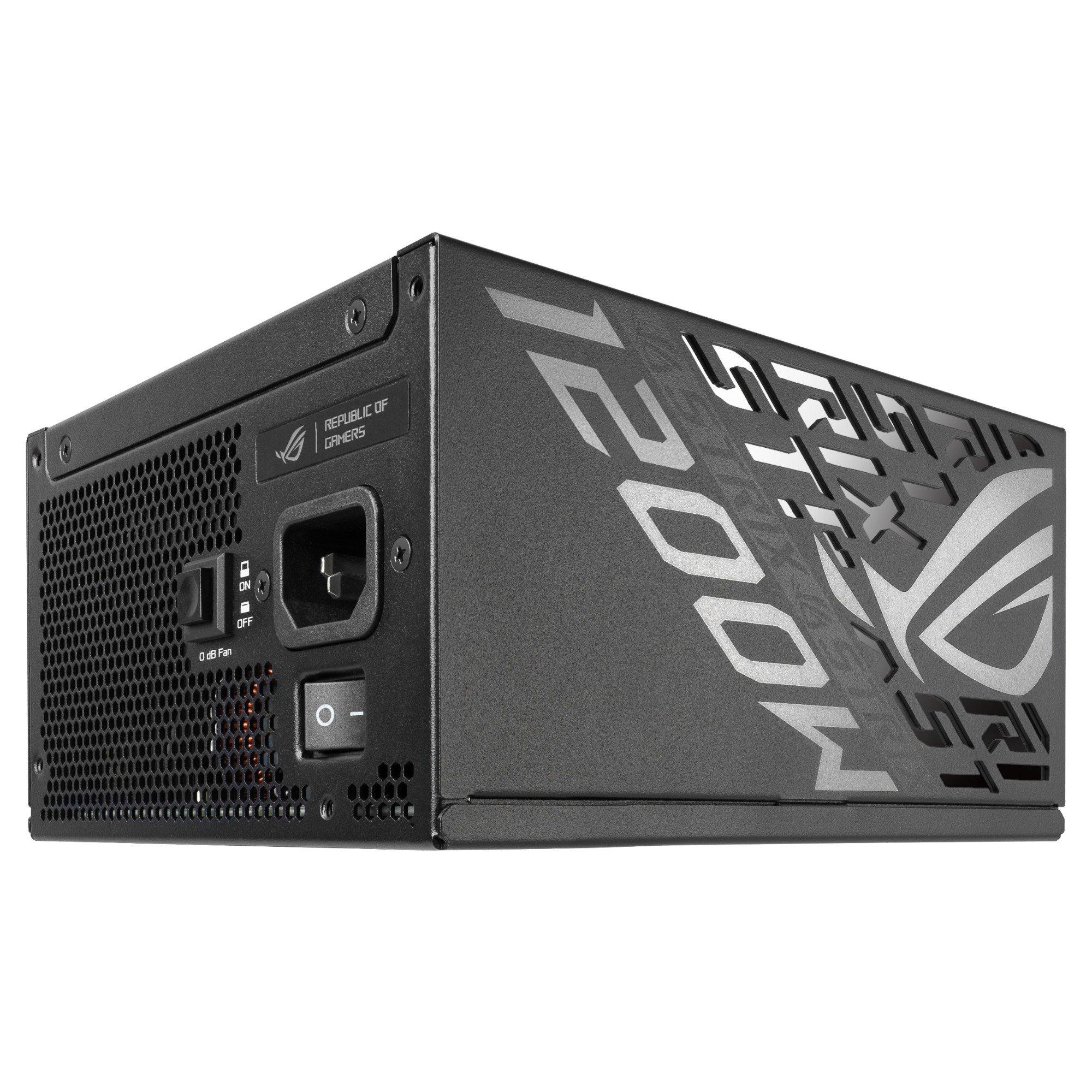 Black - ASUS - 1200W ROG Strix Platinum Modular ATX3.1 Power Supply - 4