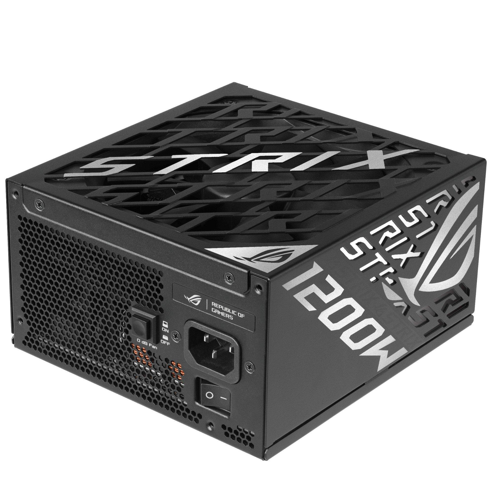 Black - ASUS - 1200W ROG Strix Platinum Modular ATX3.1 Power Supply - 5