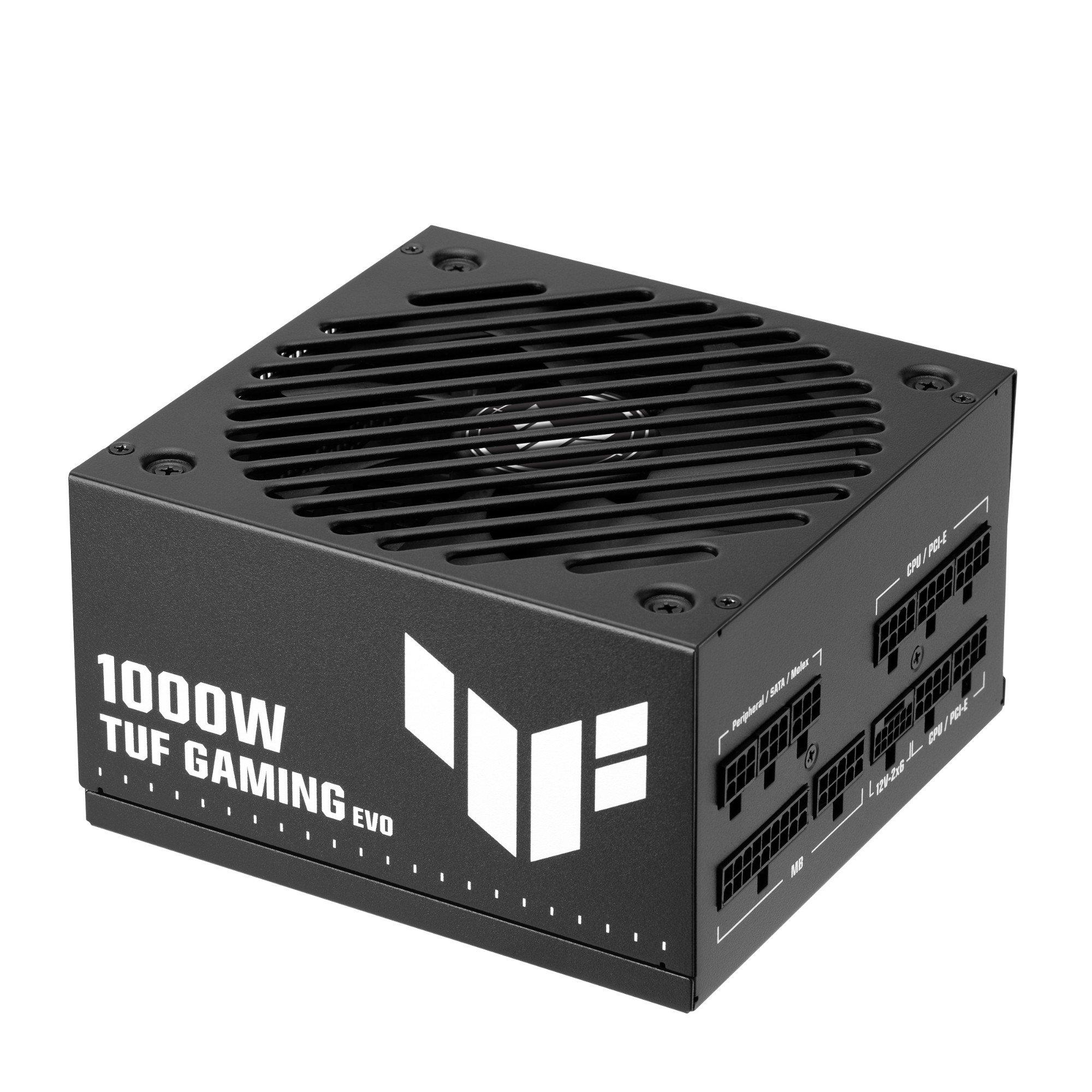 Black - ASUS - 1000W TUF Gaming Gold EVO Modular ATX3.1 Power Supply - 2