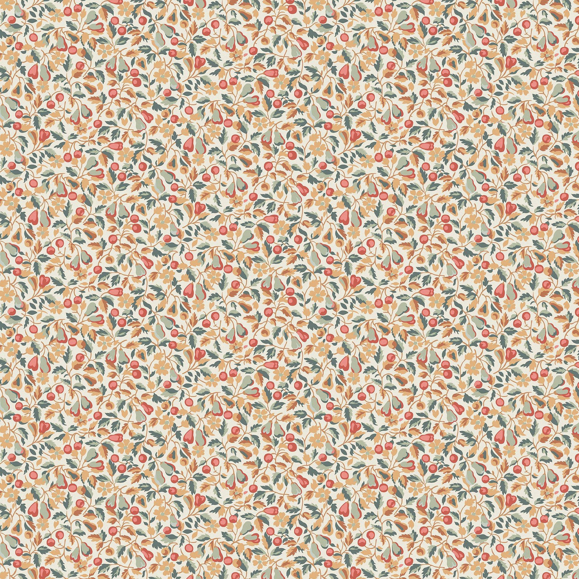 Terracotta - Laura Ashley - Devrons Grove Terracotta Floral Wallpaper - 3