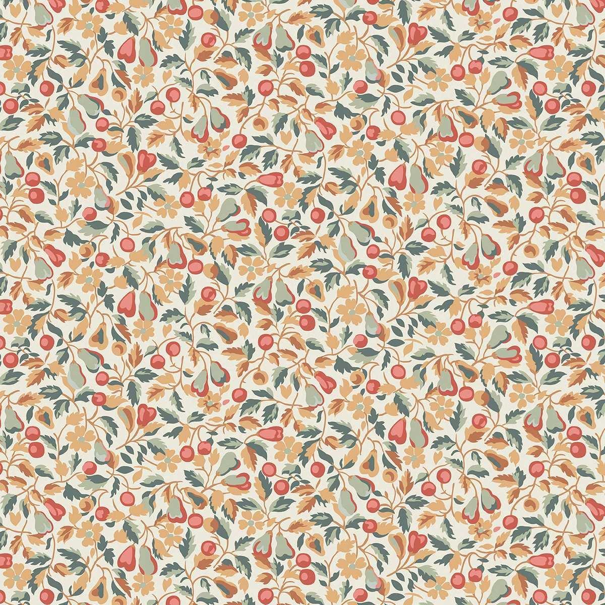 Terracotta - Laura Ashley - Devrons Grove Terracotta Floral Wallpaper - 5