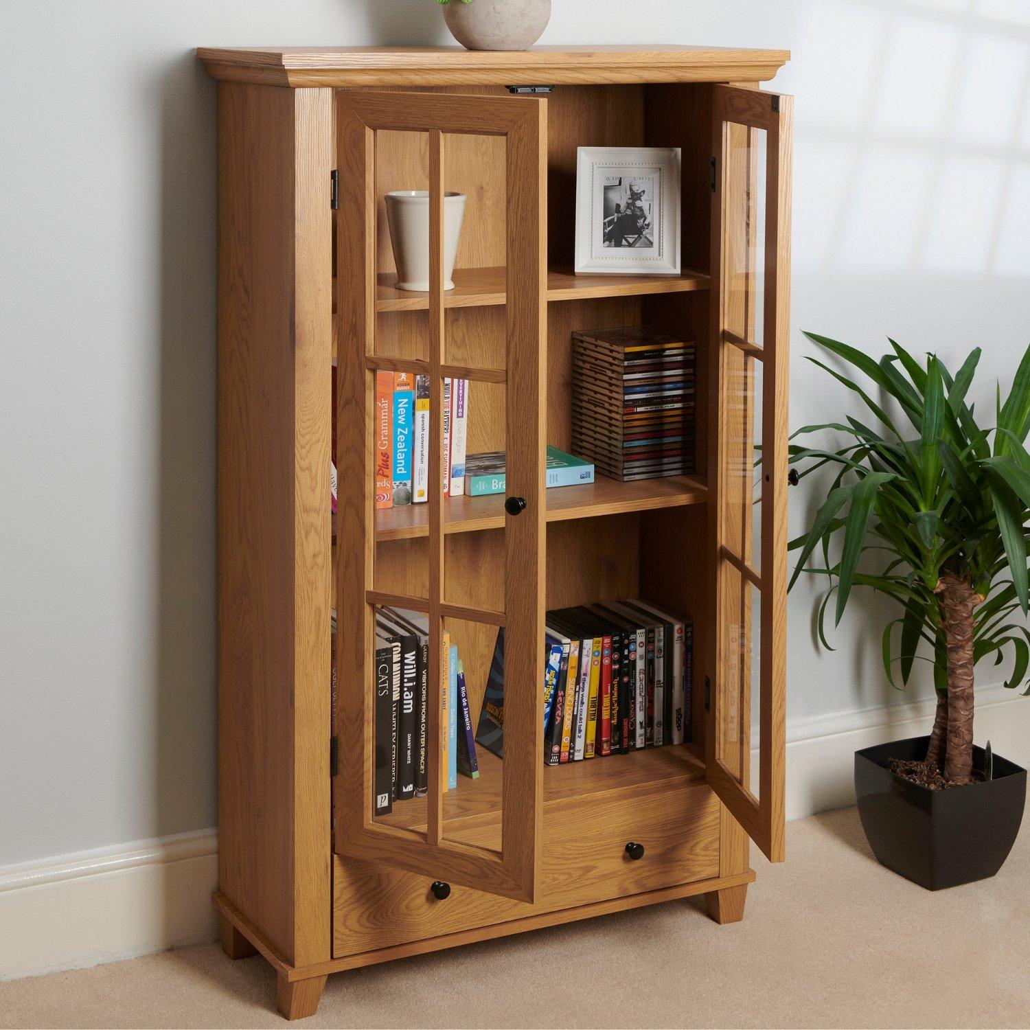 Oak - Greenhurst - Storage Display Cabinet - 2