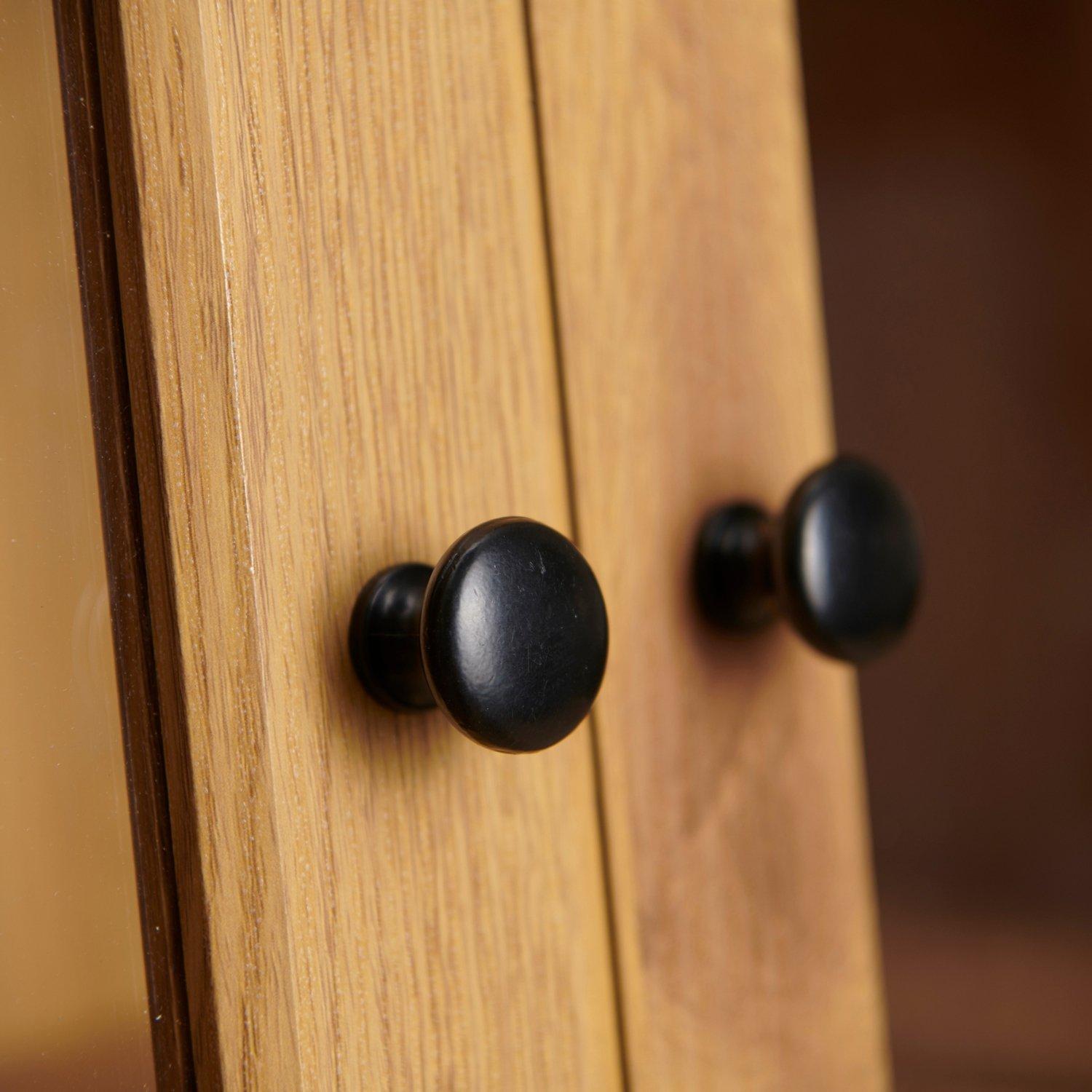 Oak - Greenhurst - Storage Display Cabinet - 5