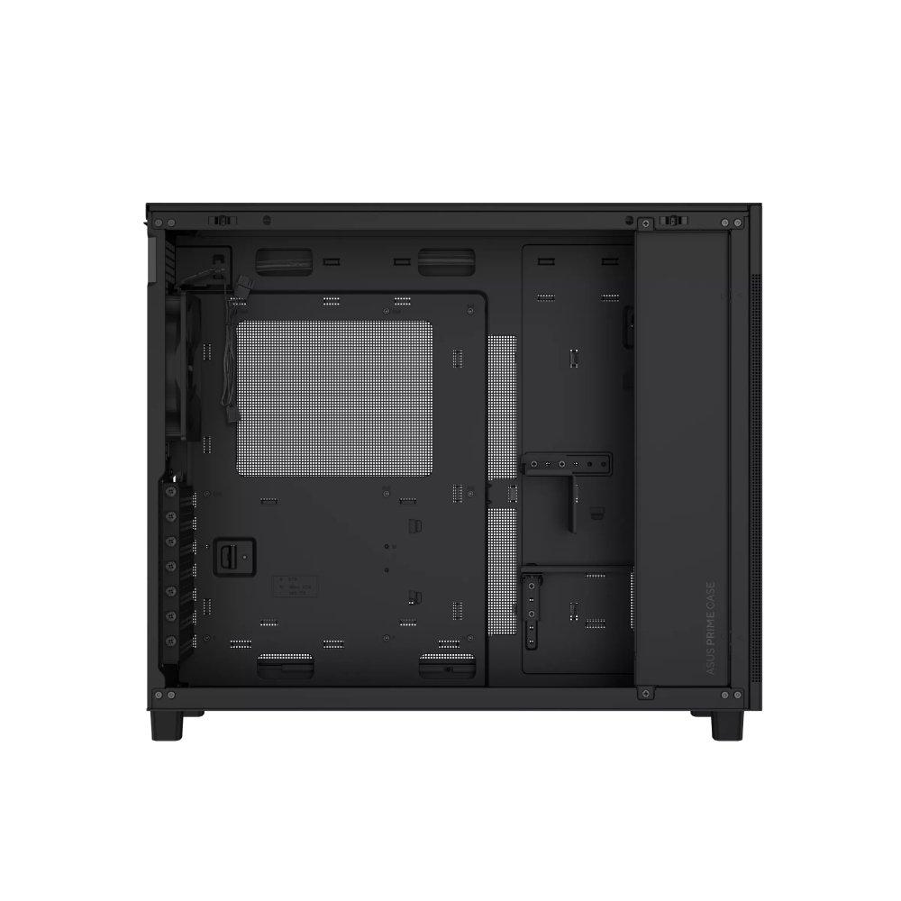 Black - ASUS - Prime AP303 Mesh ATX Mid-Tower Case - 7
