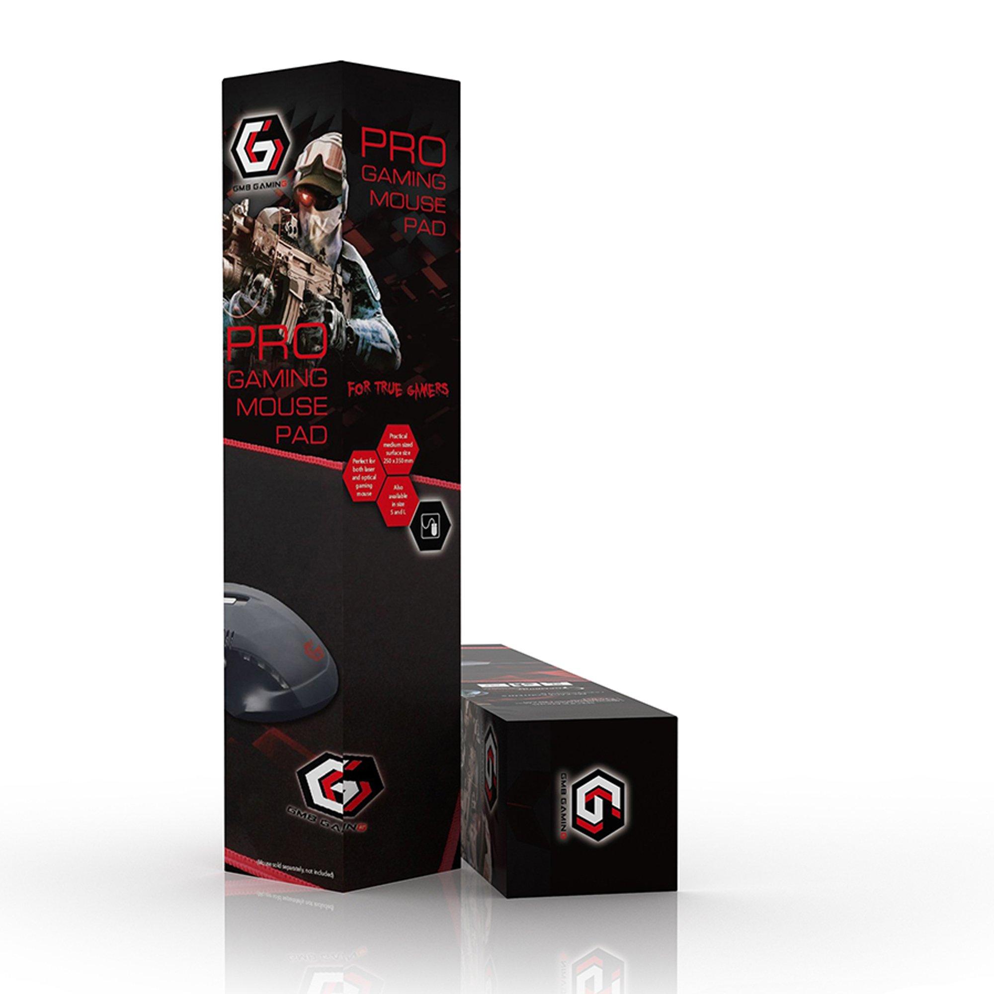Black / Red - Gembird - Gembird Pro Extra Large Gaming Mouse Desk Pad - 2