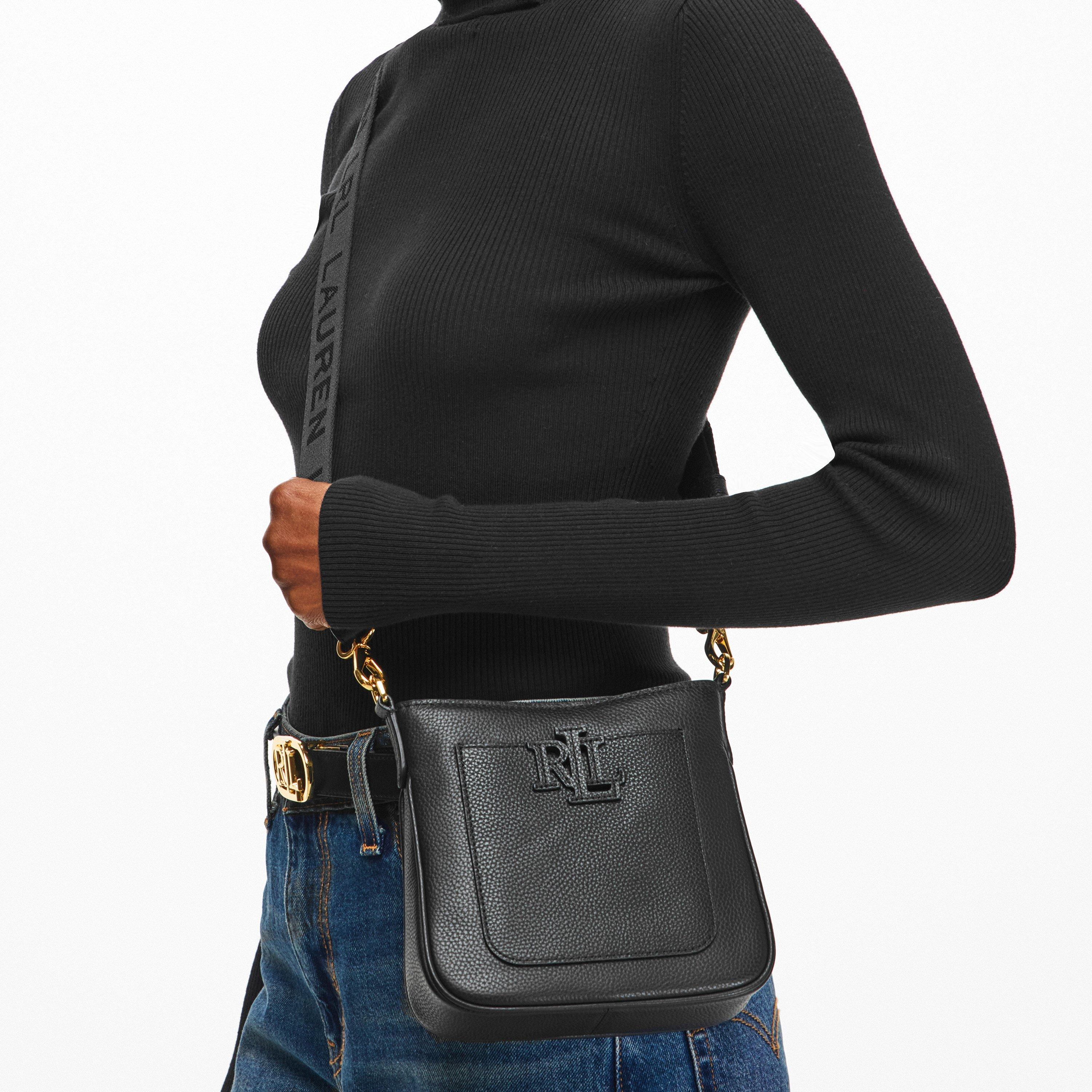 BLACK - Lauren by Ralph Lauren - Women's Real Leather Tote Bag - 3