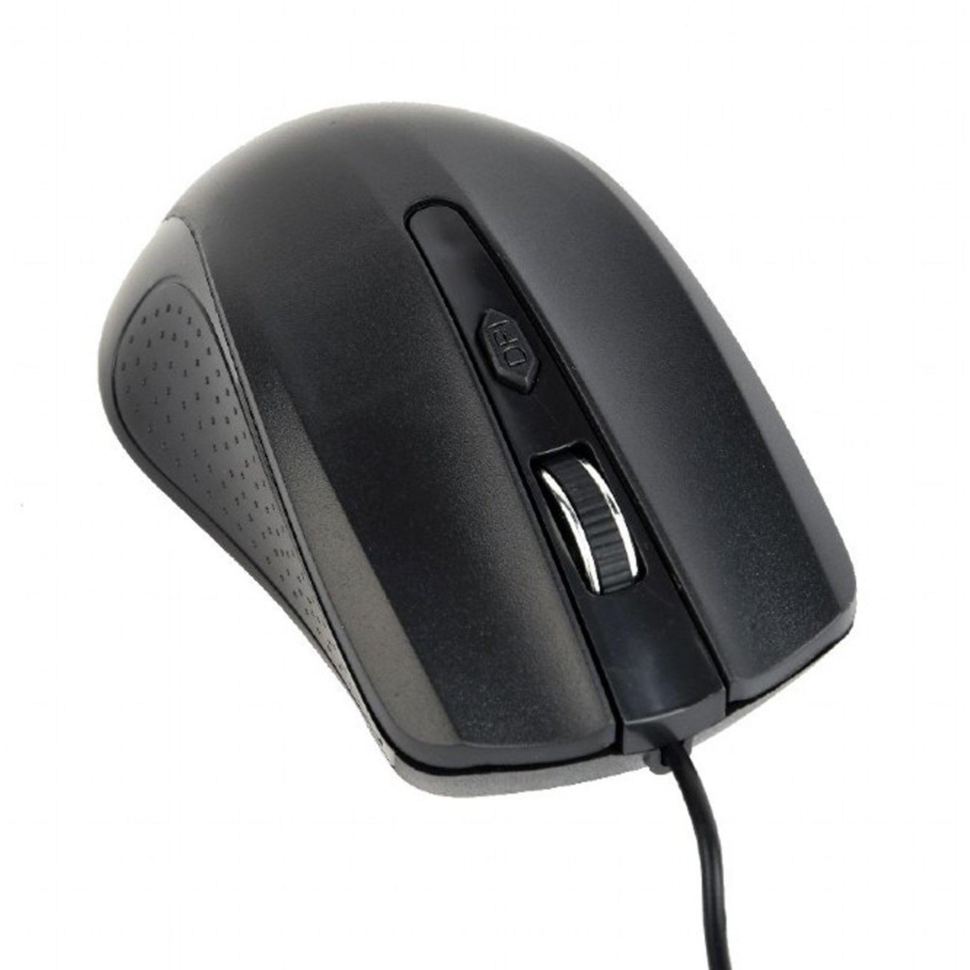 Black - Gembird - Gembird Wired USB Optical PC Computer Mouse Black - 2