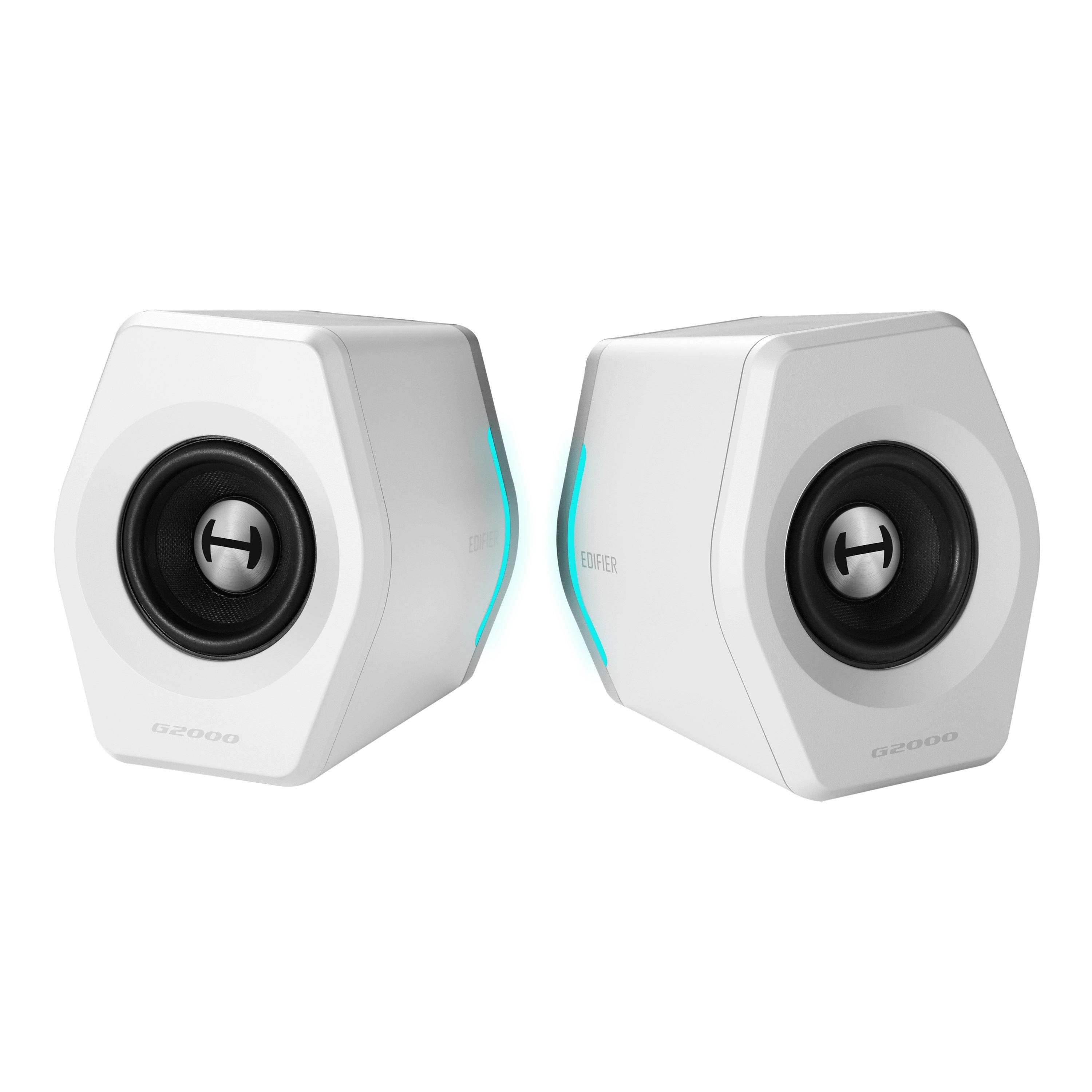 White - Edifier - Edifier G2000 2.0 Bluetooth Gaming Speakers White - 4