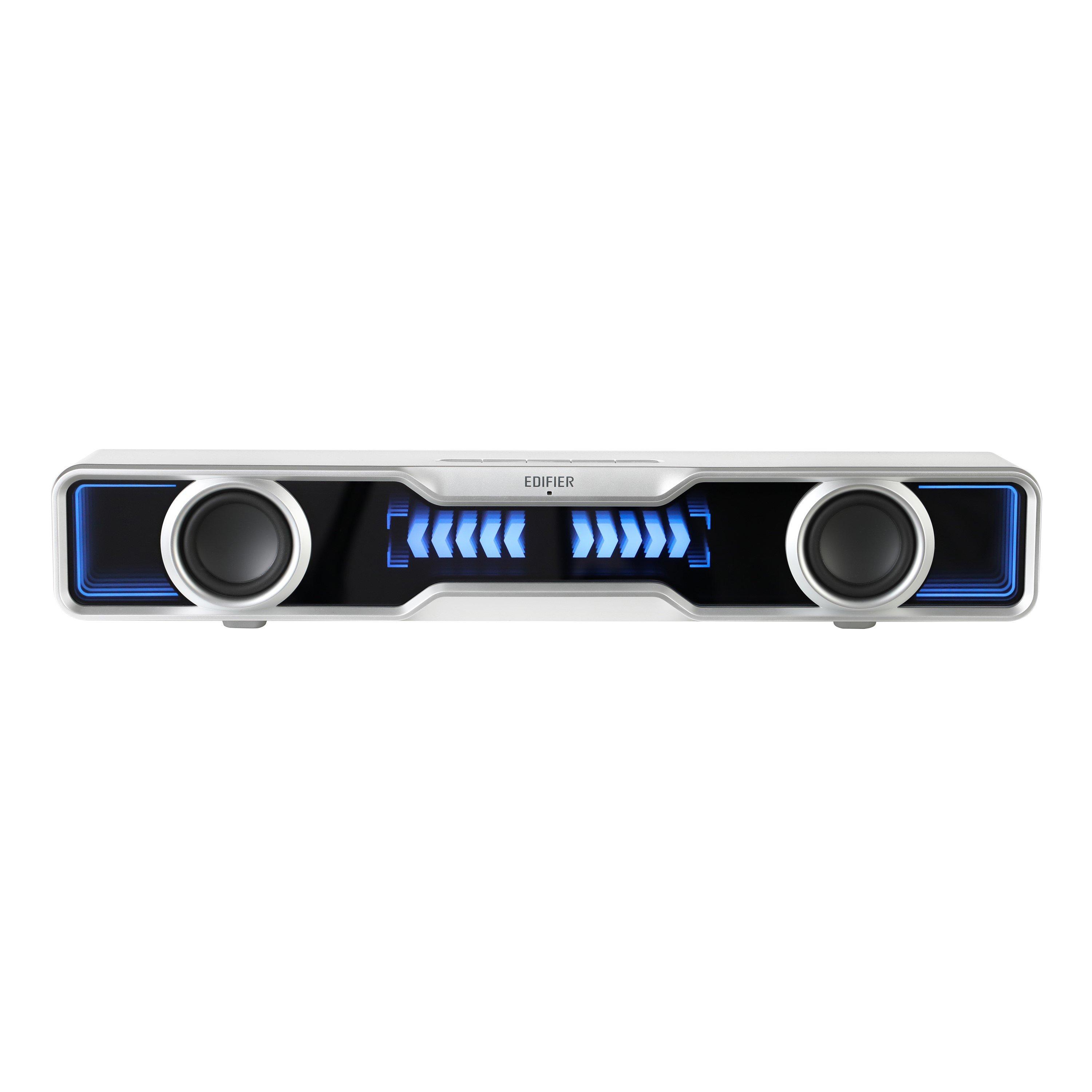 White - Edifier - Edifier QS30 USB Bluetooth Gaming Soundbar White - 3
