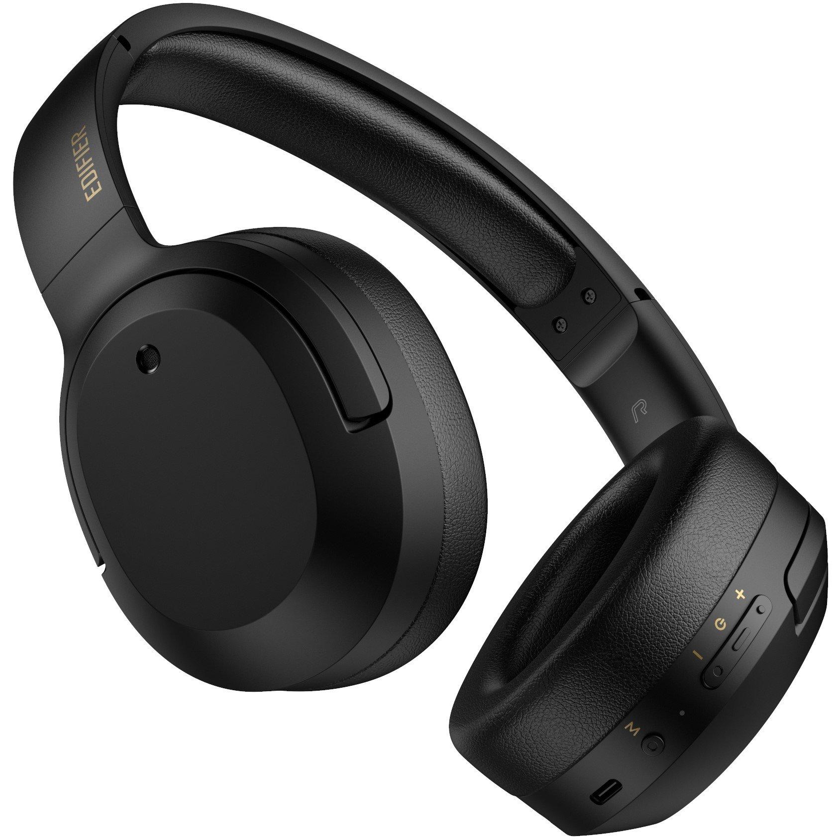 Black - Edifier - Edifier W820NB Plus Bluetooth ANC HiRes Headphones - 4
