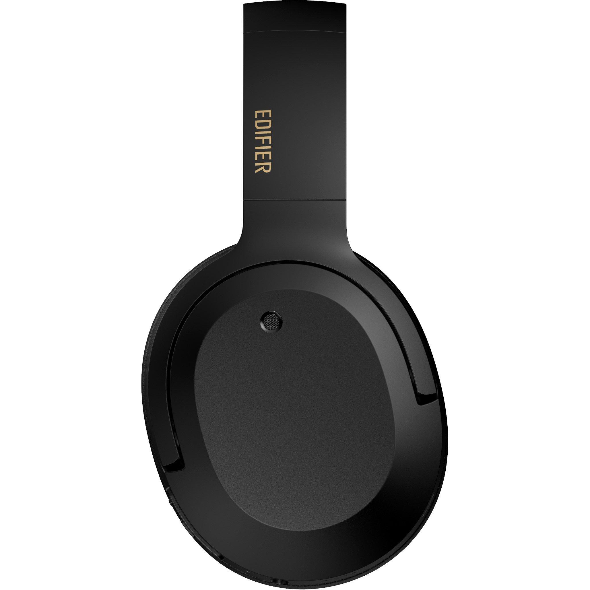 Black - Edifier - Edifier W820NB Plus Bluetooth ANC HiRes Headphones - 5