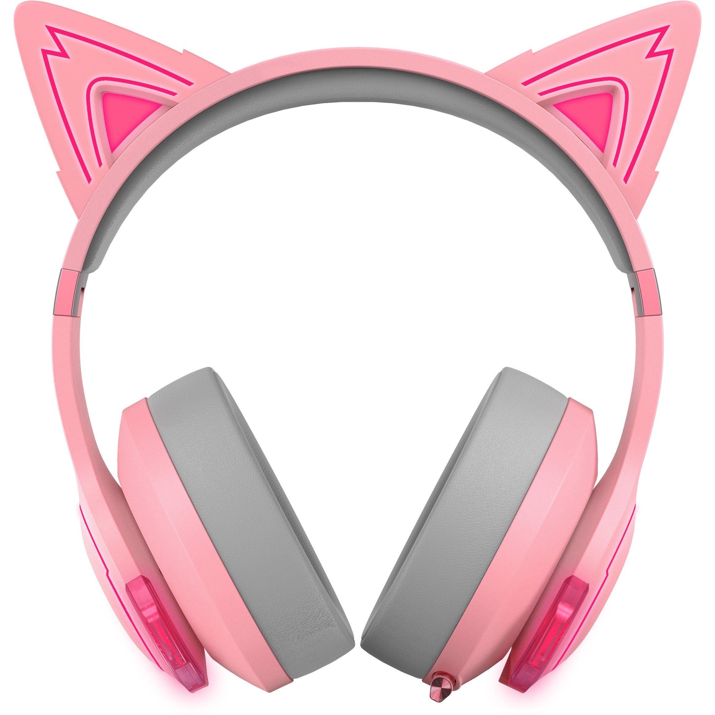 Pink - Edifier - Edifier G5BT Cat Bluetooth Gaming Headset Pink - 3
