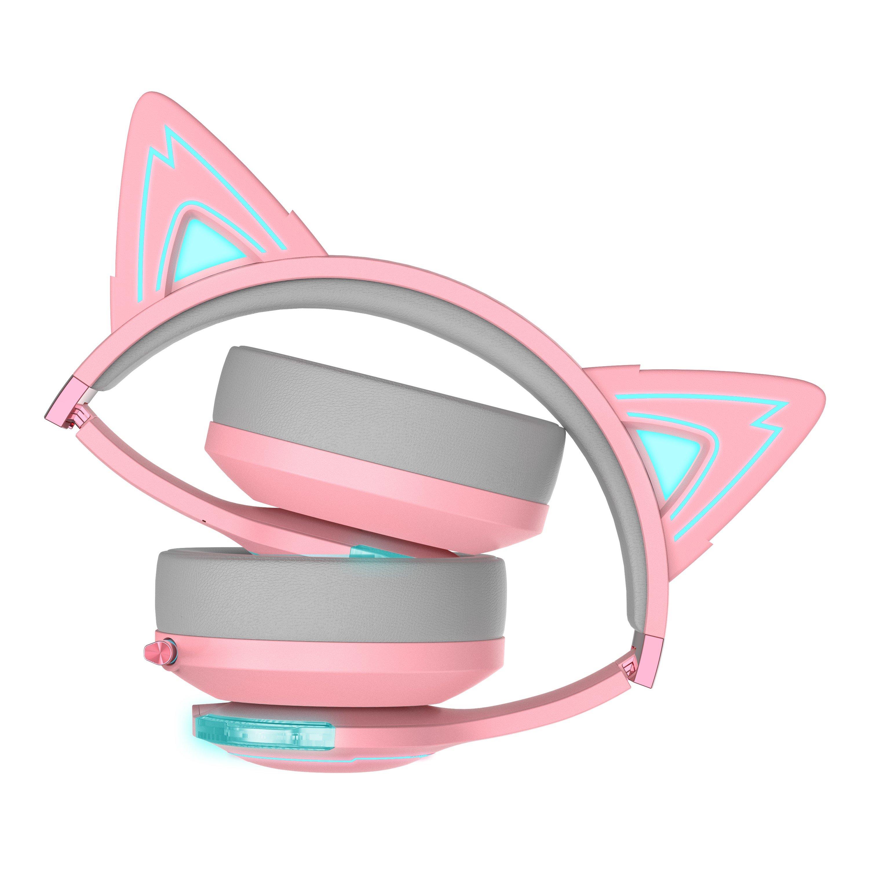 Pink - Edifier - Edifier G5BT Cat Bluetooth Gaming Headset Pink - 4