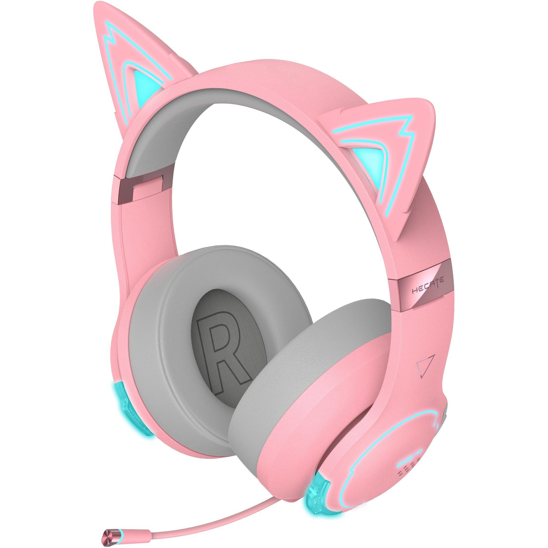 Pink - Edifier - Edifier G5BT Cat Bluetooth Gaming Headset Pink - 7