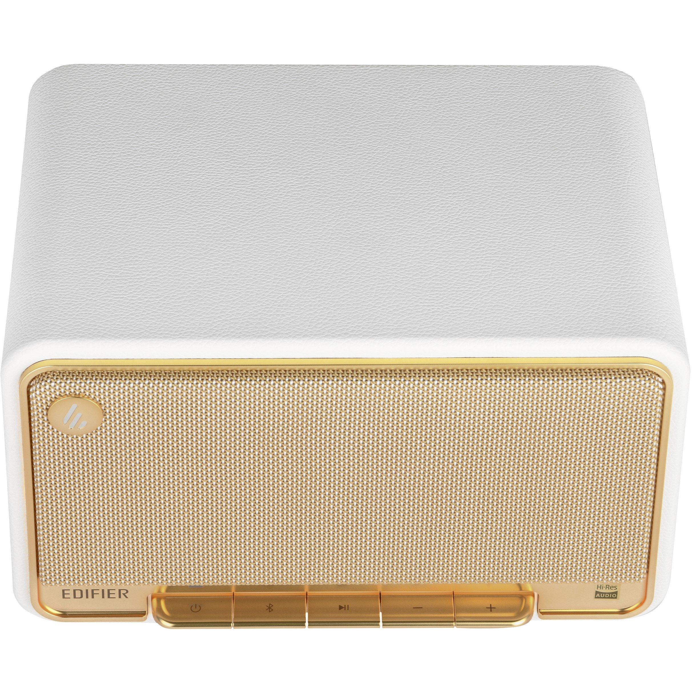 White - Edifier - Edifier D32 Retro Bluetooth Hi-Res Speaker White - 3
