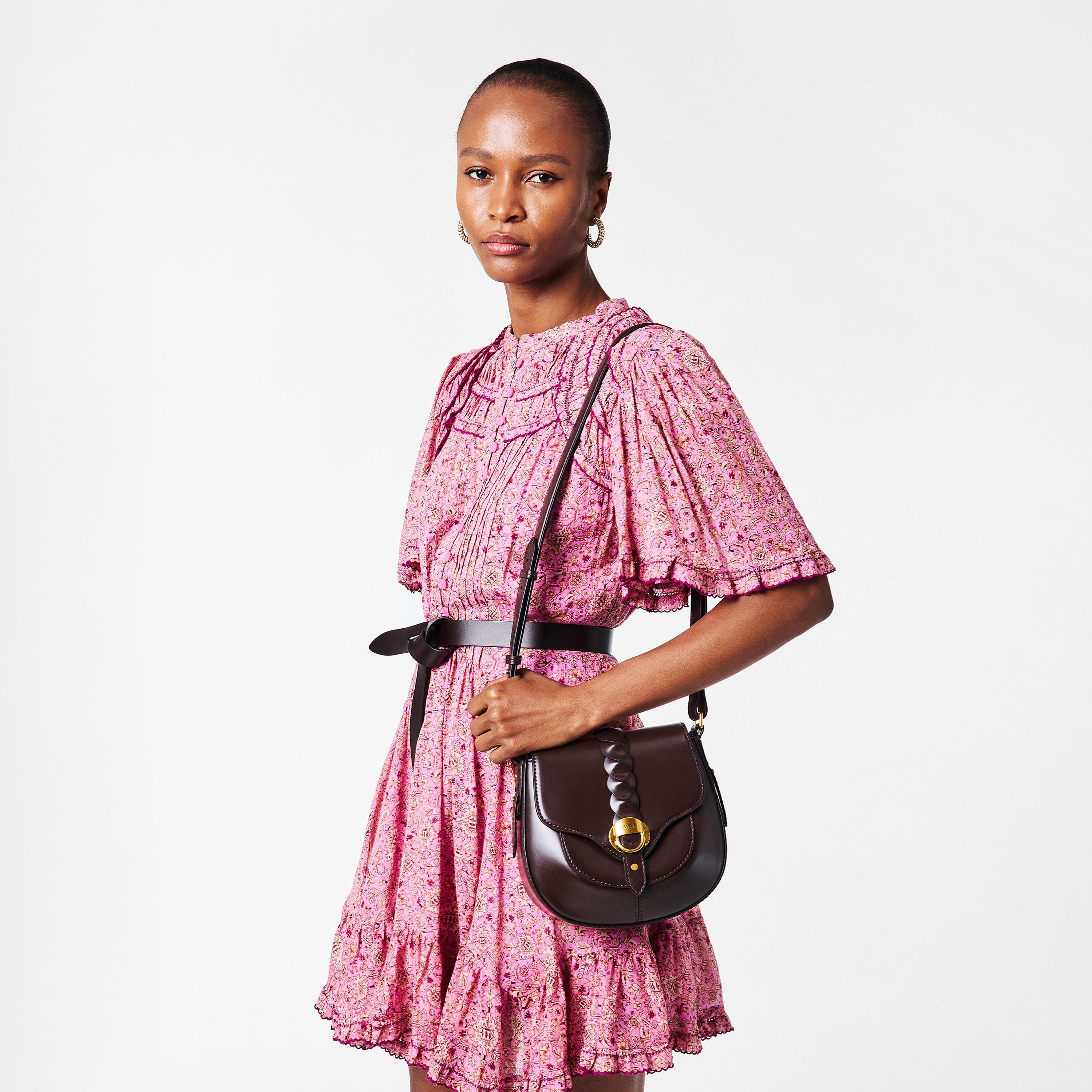 Chocolate 50CL - Isabel Marant - Women's Altay Small Crossbody Bag - 3