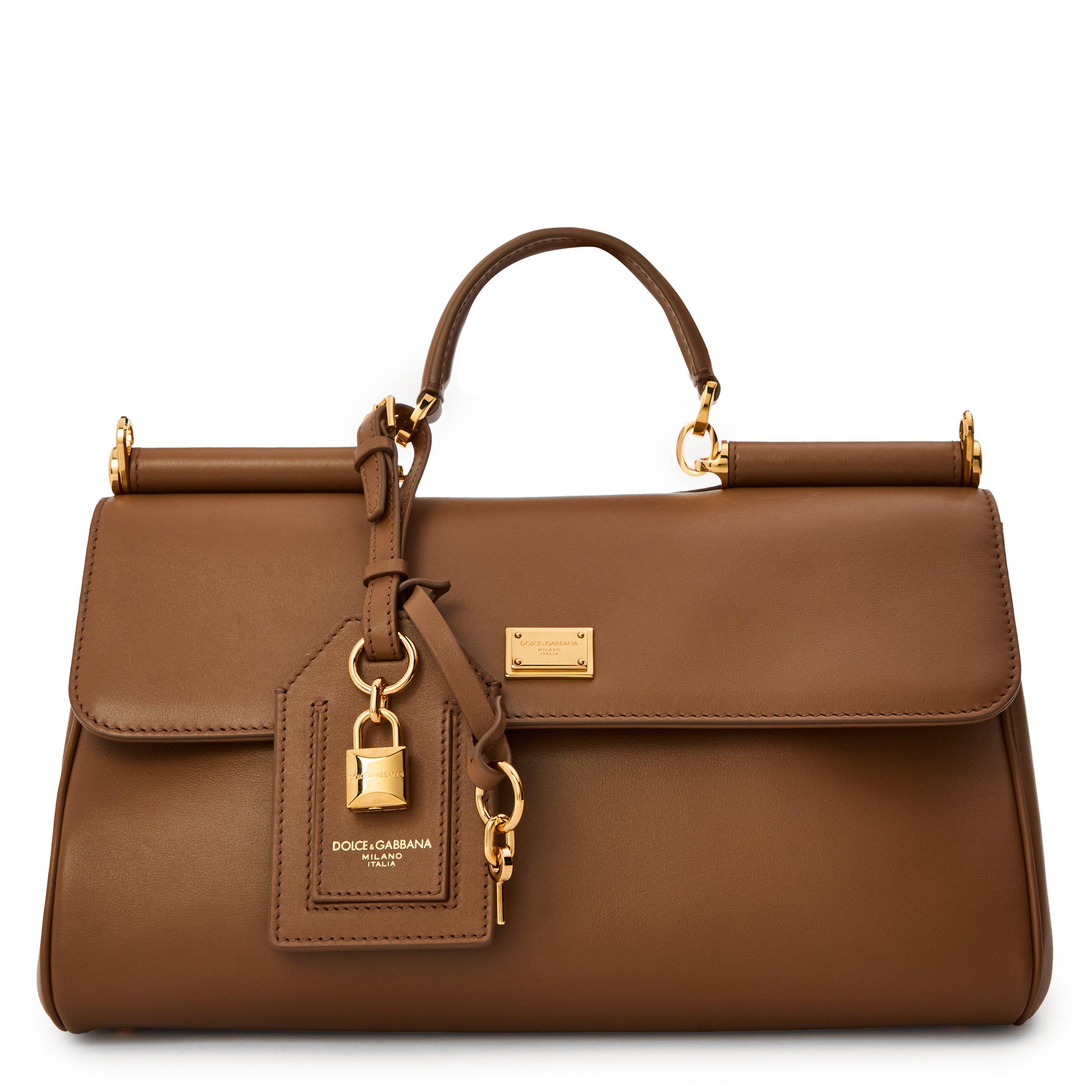Caramello - Dolce and Gabbana - Women's My Sicily Top Handle Bag - 1