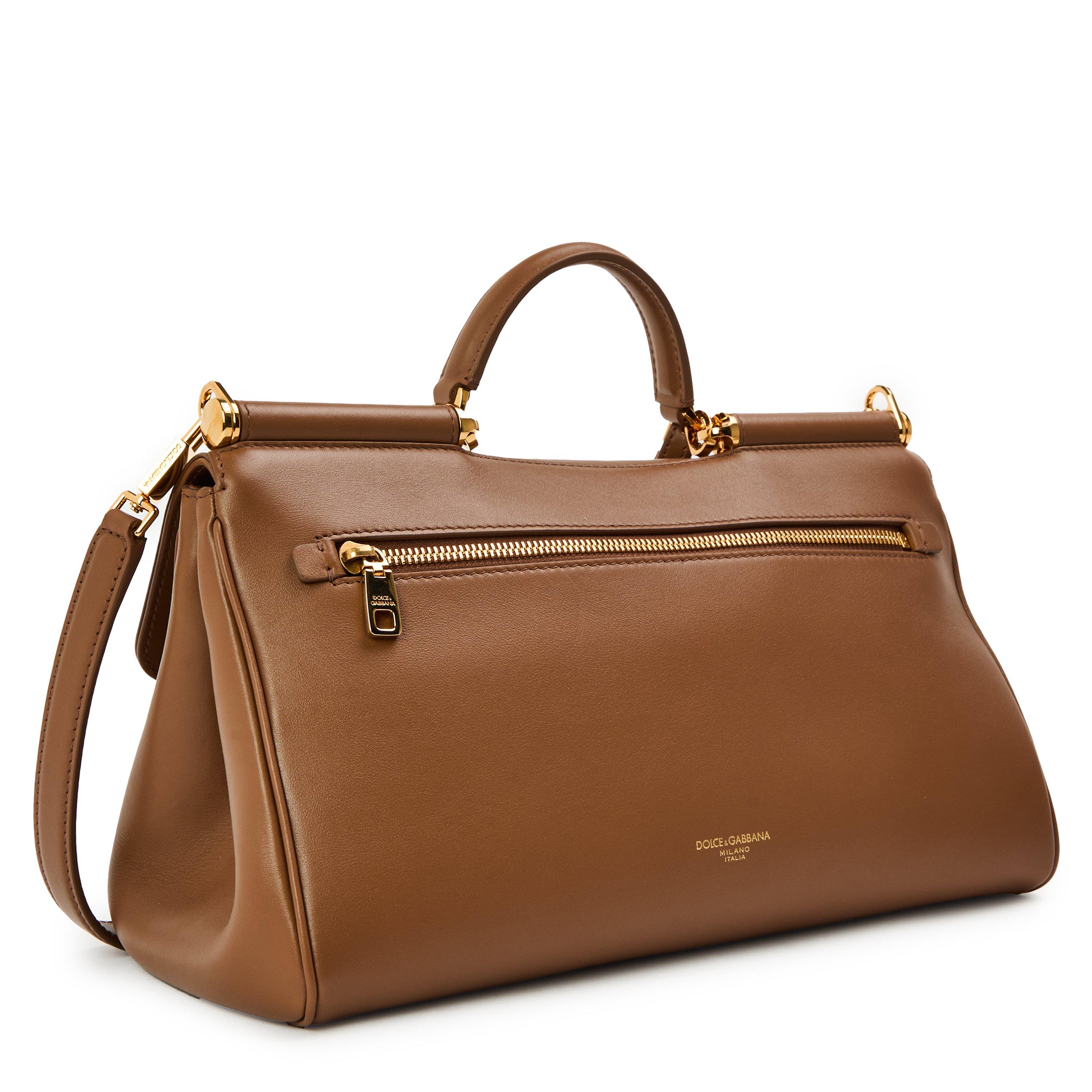 Caramello - Dolce and Gabbana - Women's My Sicily Top Handle Bag - 2