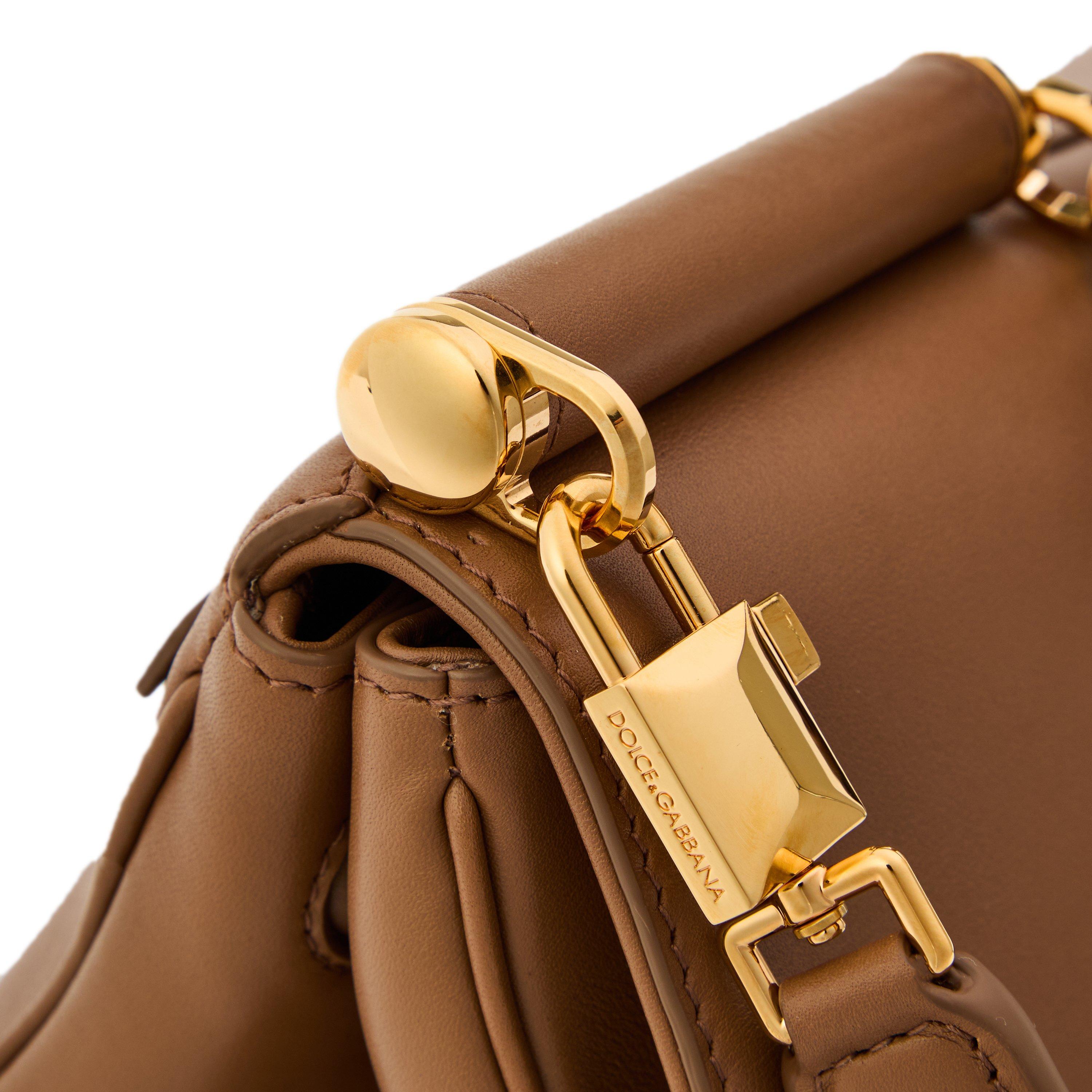 Caramello - Dolce and Gabbana - Women's My Sicily Top Handle Bag - 4