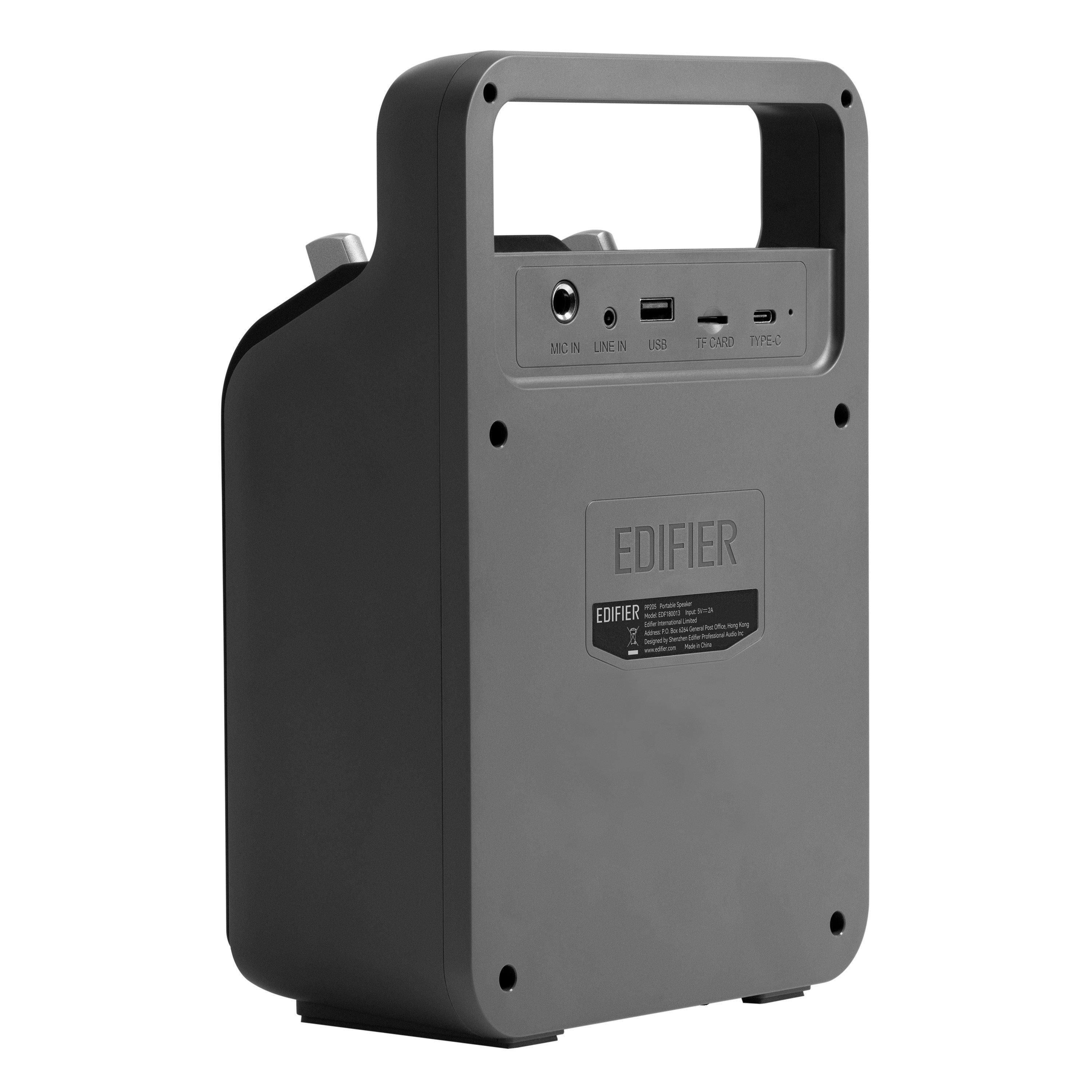 Black - Edifier - Edifier PP205 Portable Bluetooth Karaoke Speaker - 6