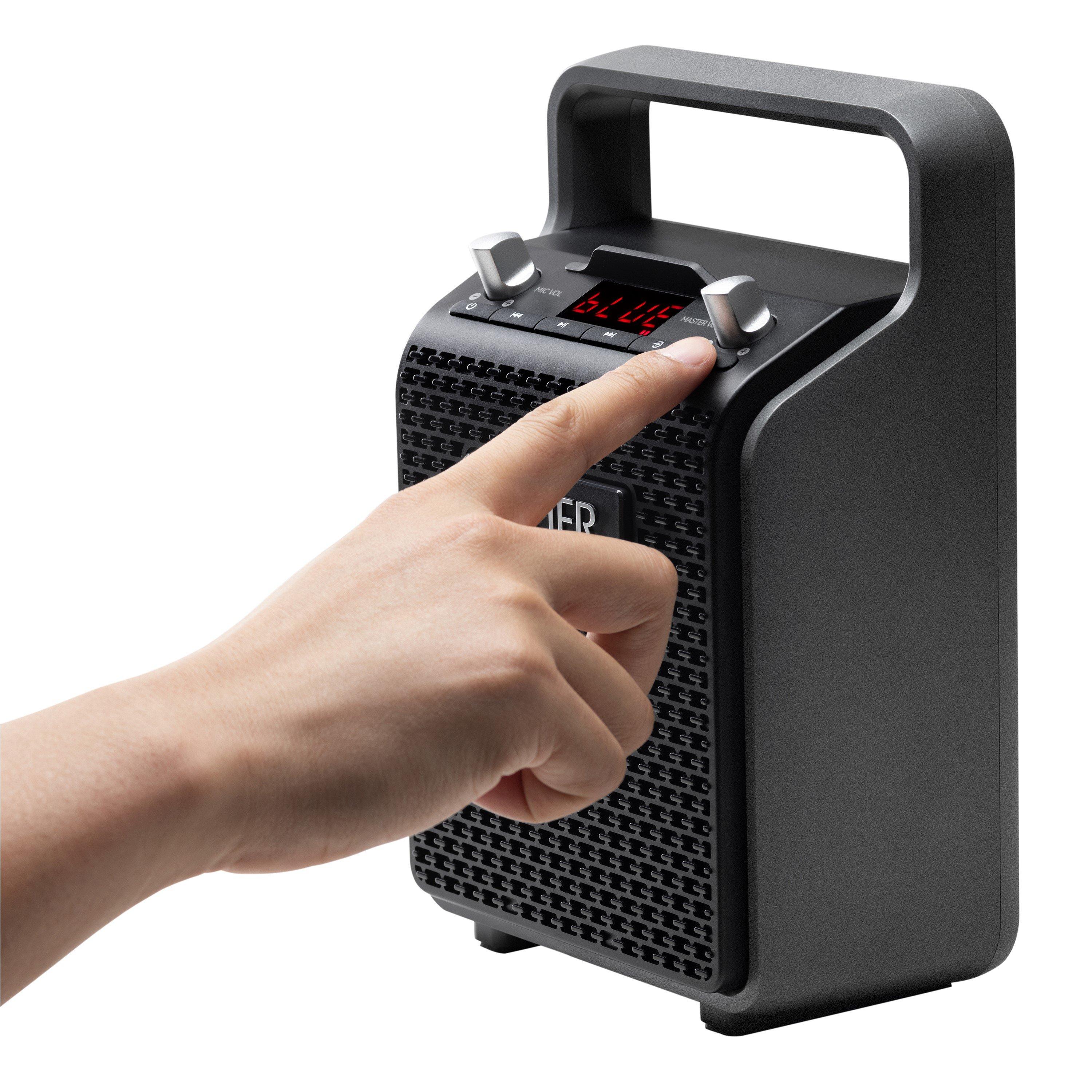 Black - Edifier - Edifier PP205 Portable Bluetooth Karaoke Speaker - 8