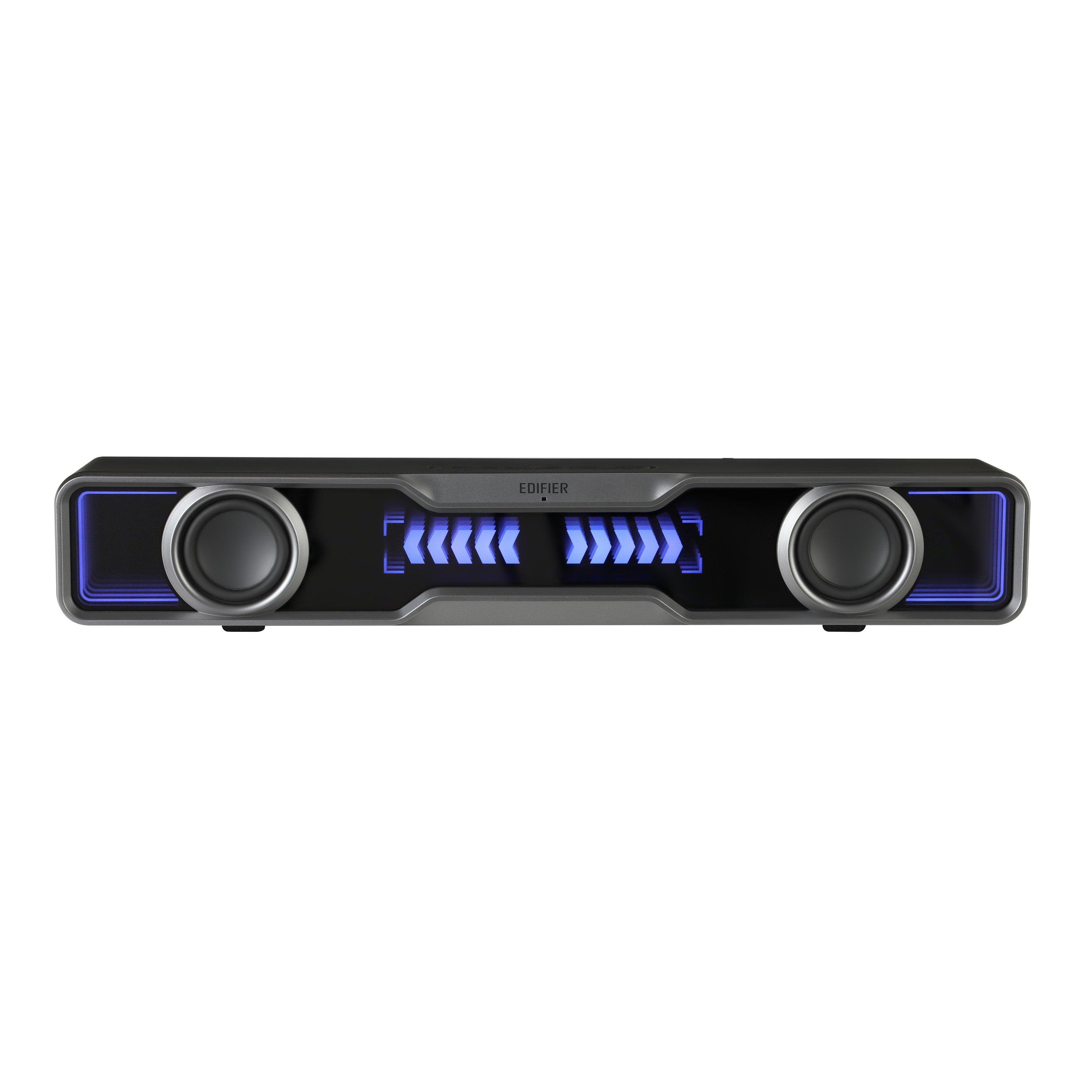 Black - Edifier - Edifier QS30 USB Bluetooth Gaming Soundbar Black - 3