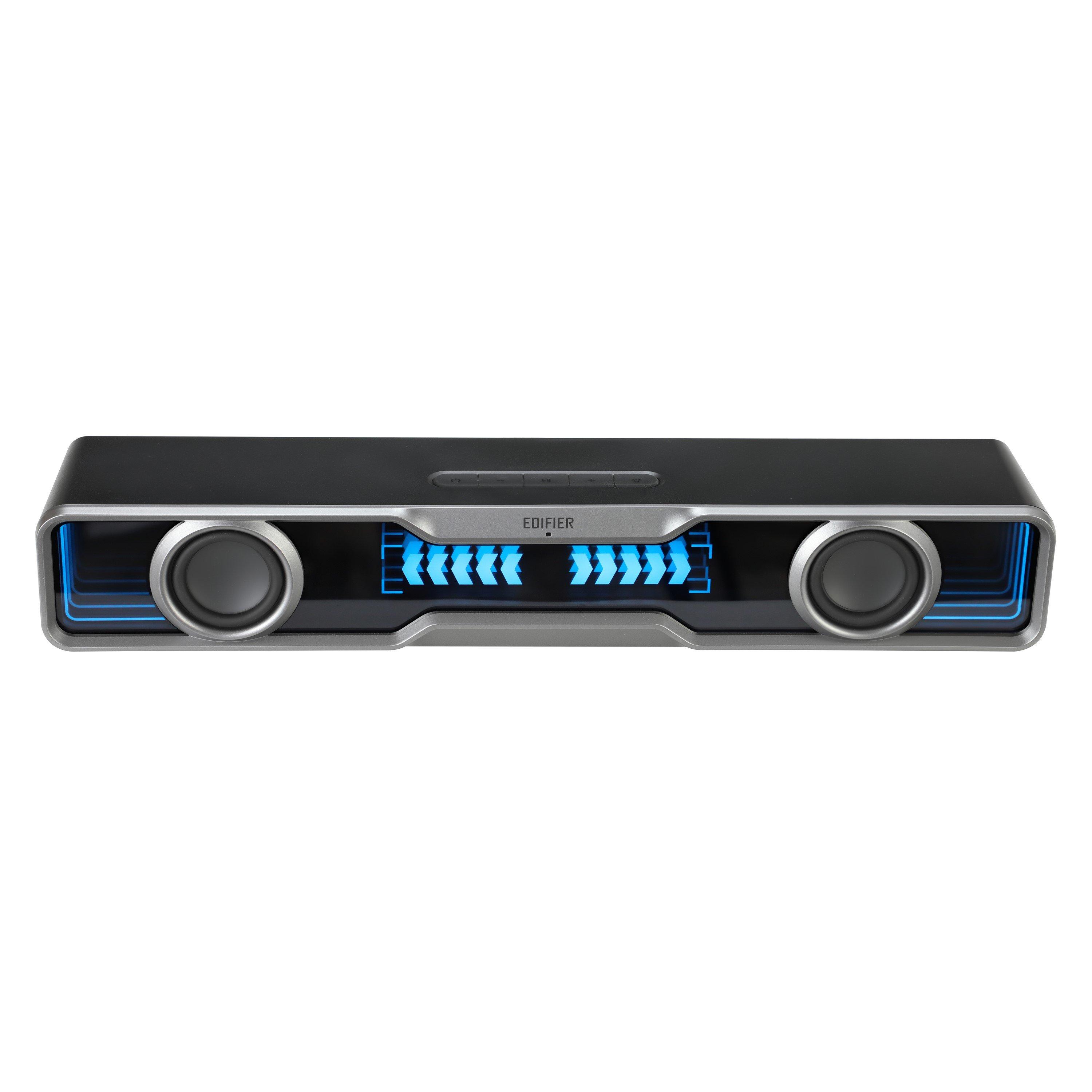 Black - Edifier - Edifier QS30 USB Bluetooth Gaming Soundbar Black - 4