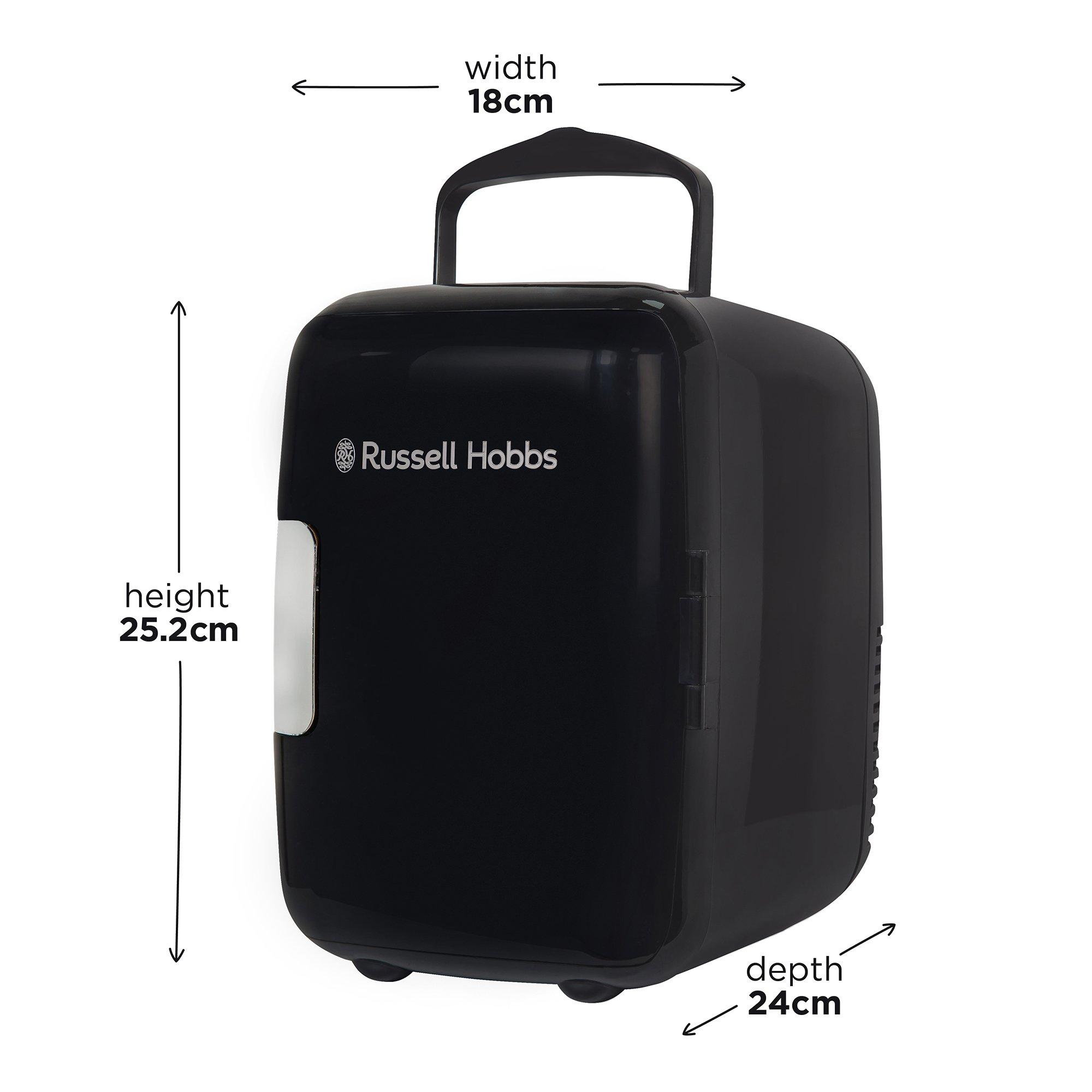 Black - Russell Hobbs - RH4CLR1001B 4L Mini Compact Cooler - 2