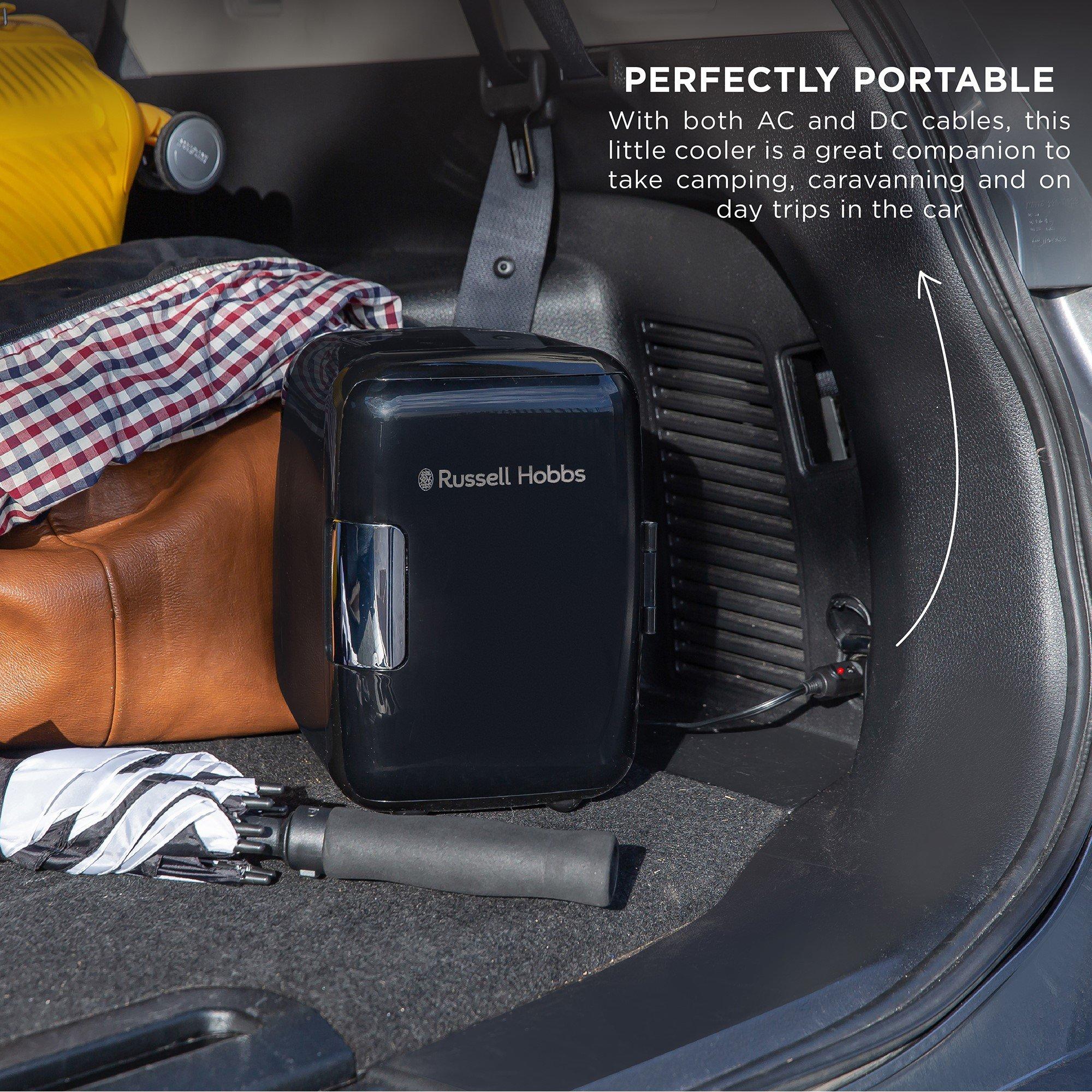 Black - Russell Hobbs - RH4CLR1001B 4L Mini Compact Cooler - 8