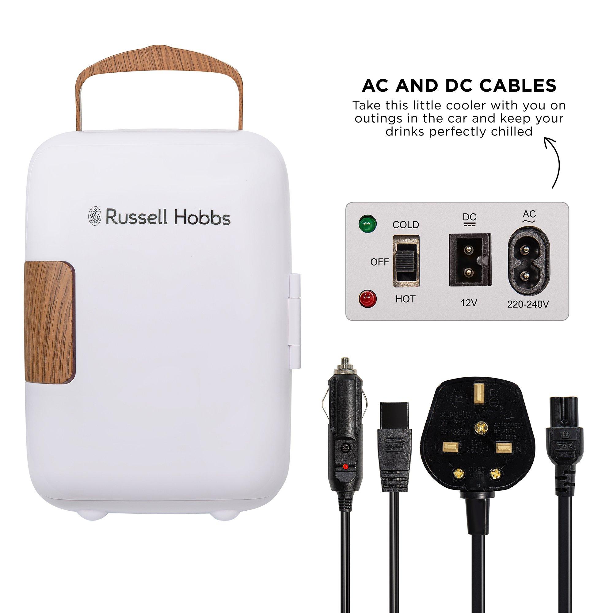 Scandi White - Russell Hobbs - Russell Hobbs RH4CLR1001SCW 4L Mini Compact Cooler - 8