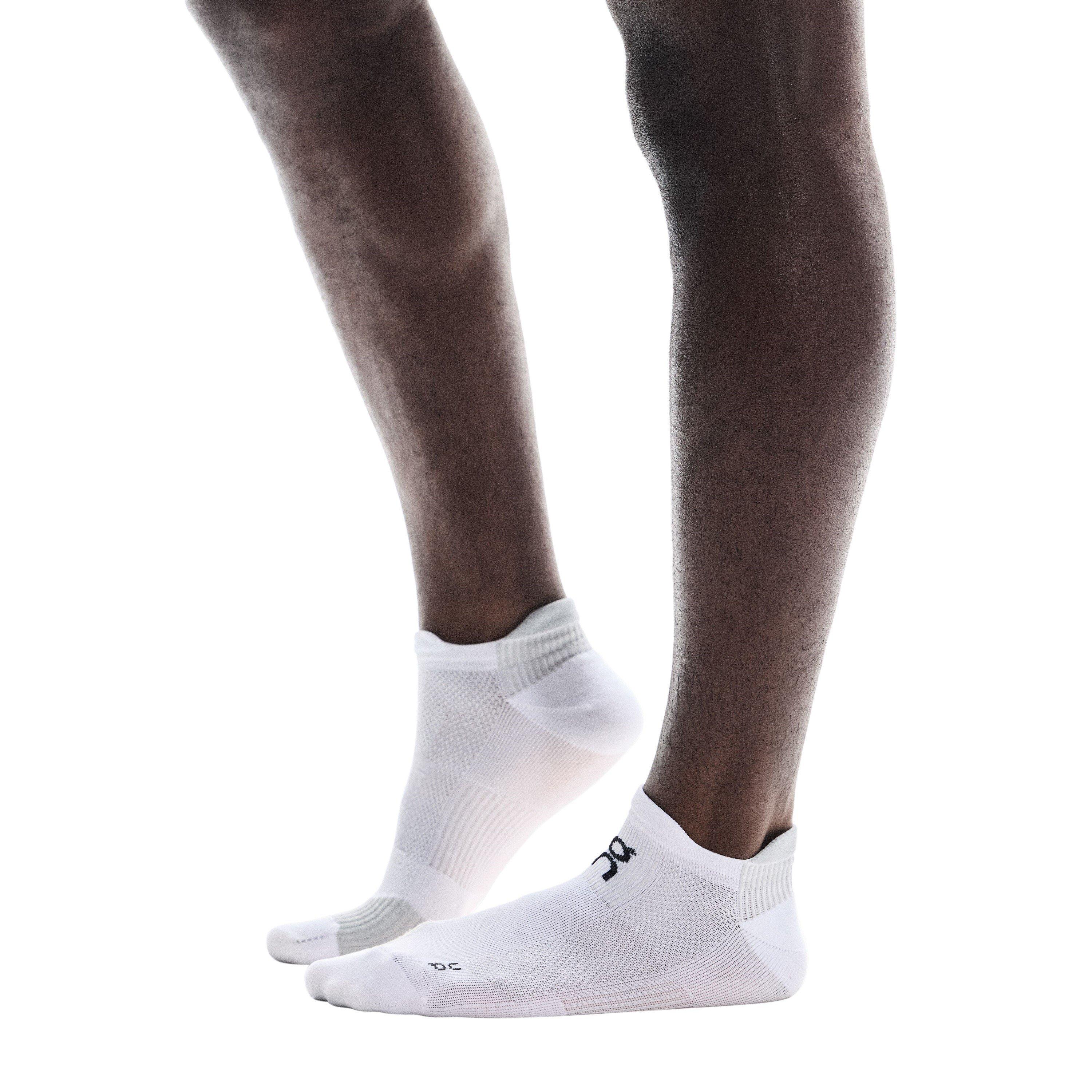 White - On - Adults Low Trainer Socks - 2