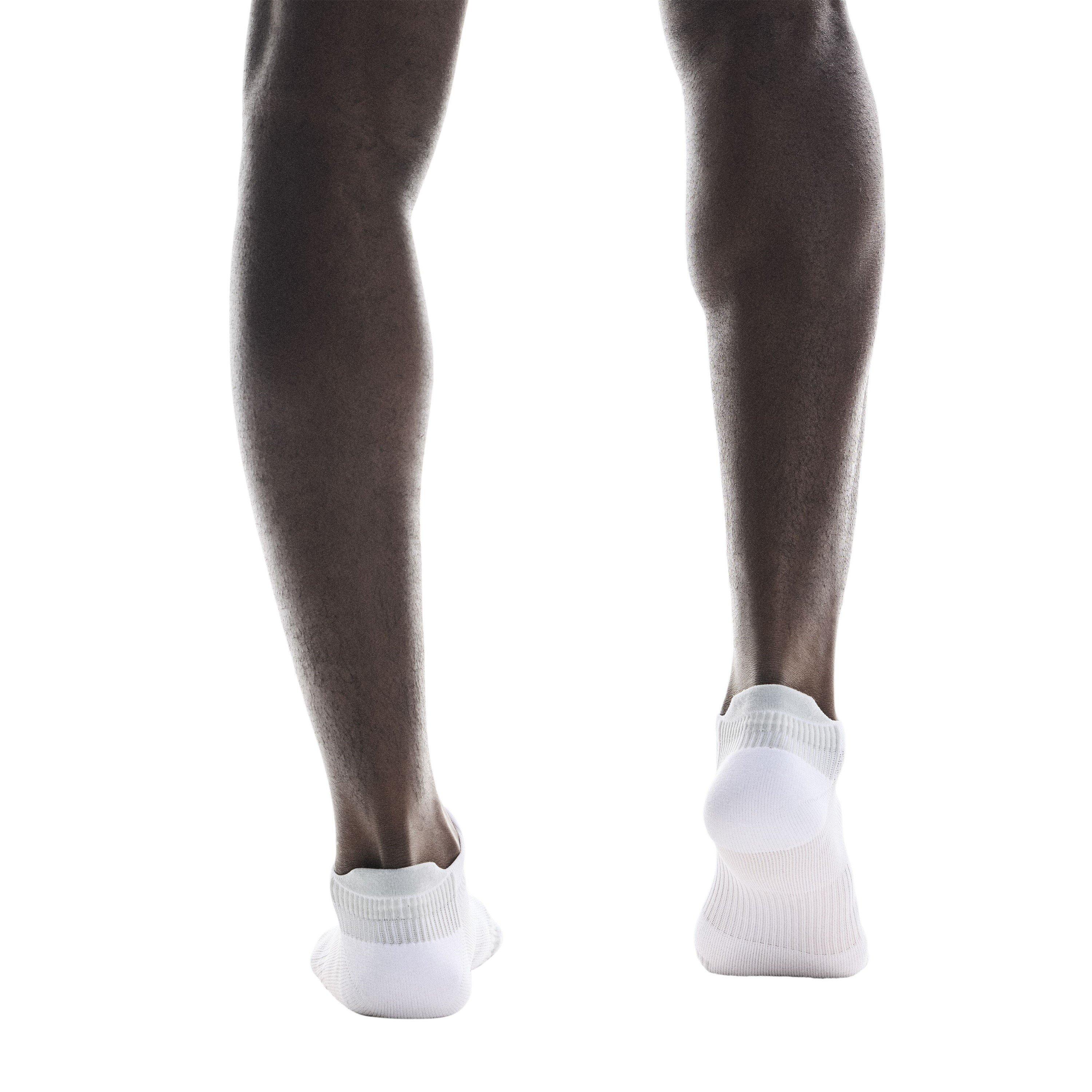 White - On - Adults Low Trainer Socks - 4