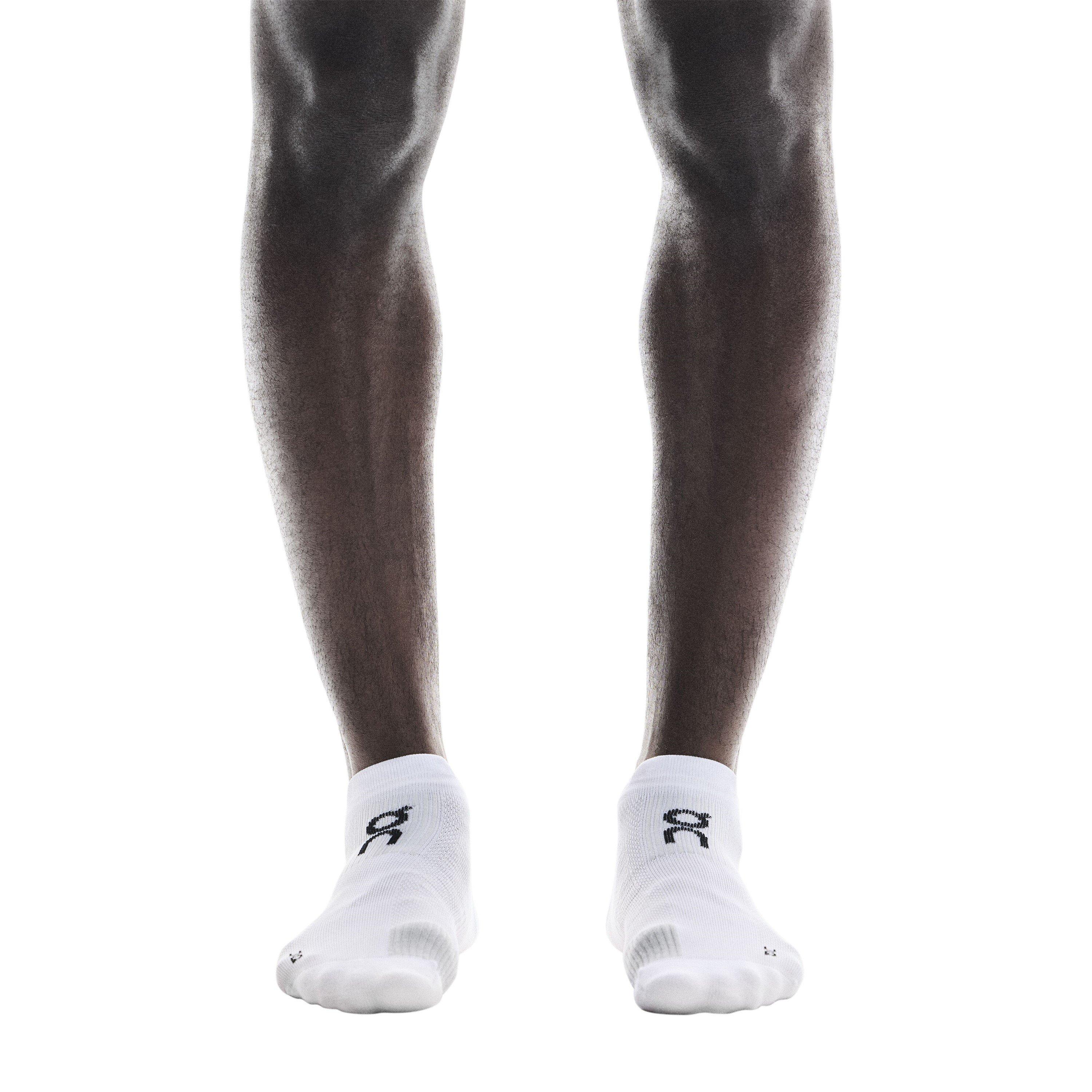 White - On - Adults Low Trainer Socks - 5