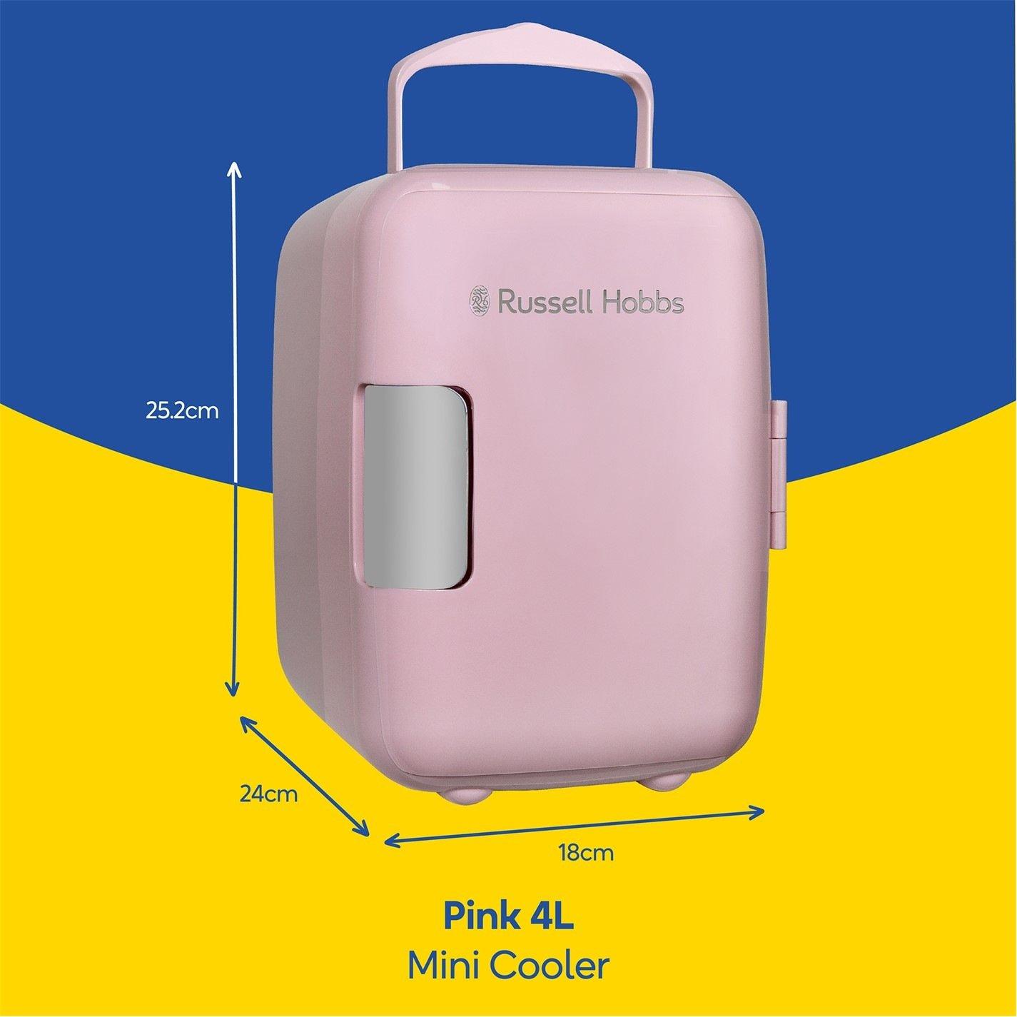 Pink - Russell Hobbs - RH4CLR1001P Mini Cooler 4L Pink - 2