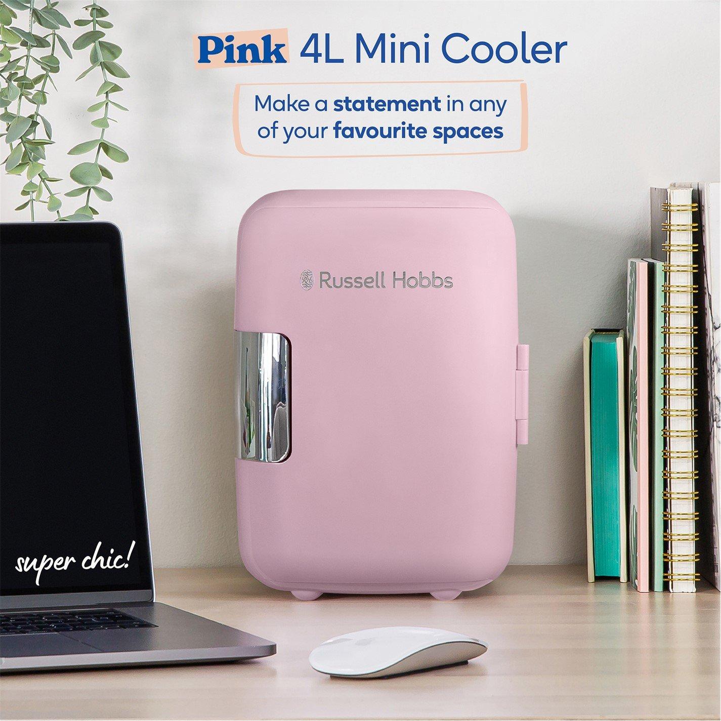 Pink - Russell Hobbs - RH4CLR1001P Mini Cooler 4L Pink - 6