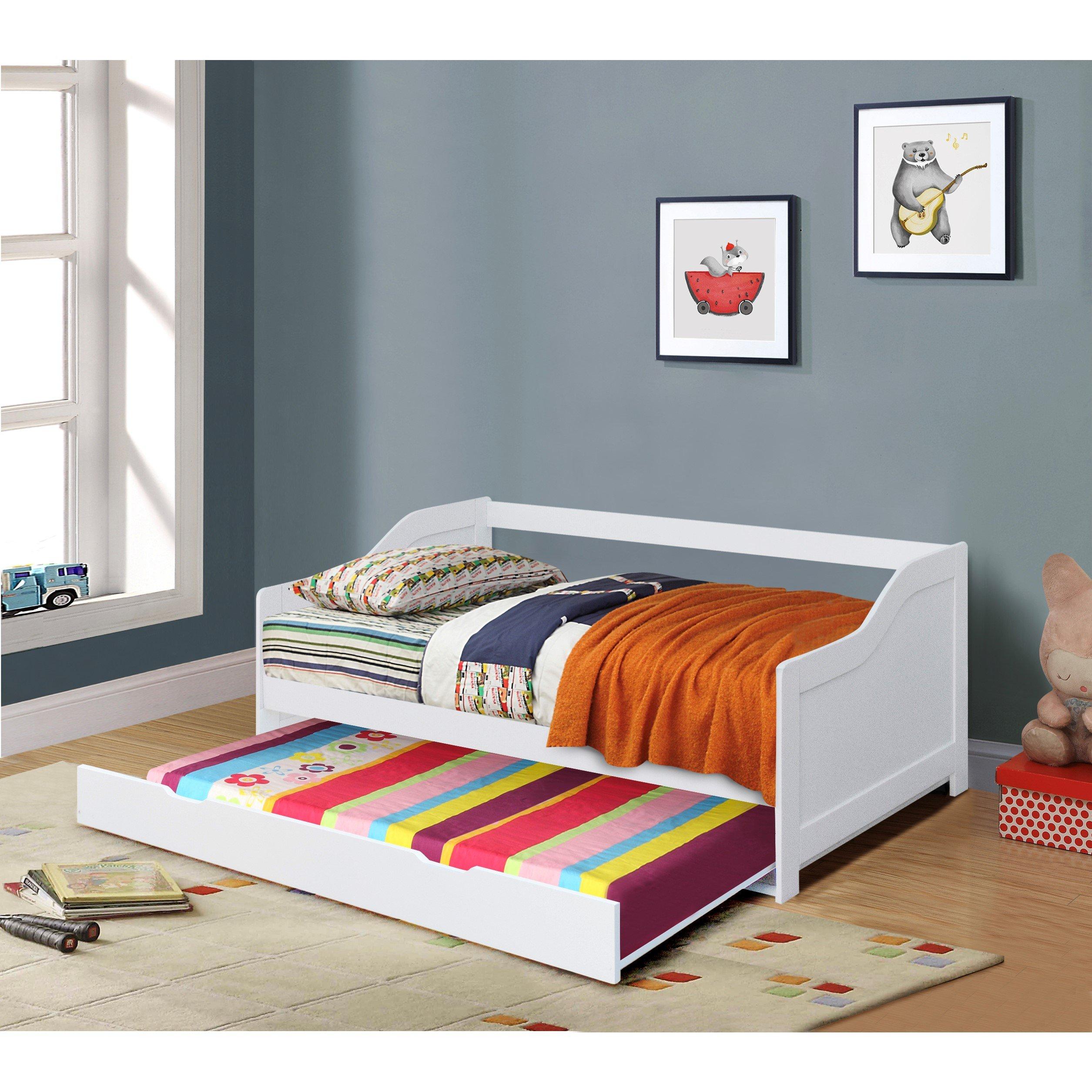 Wooden Trundle Bed Only