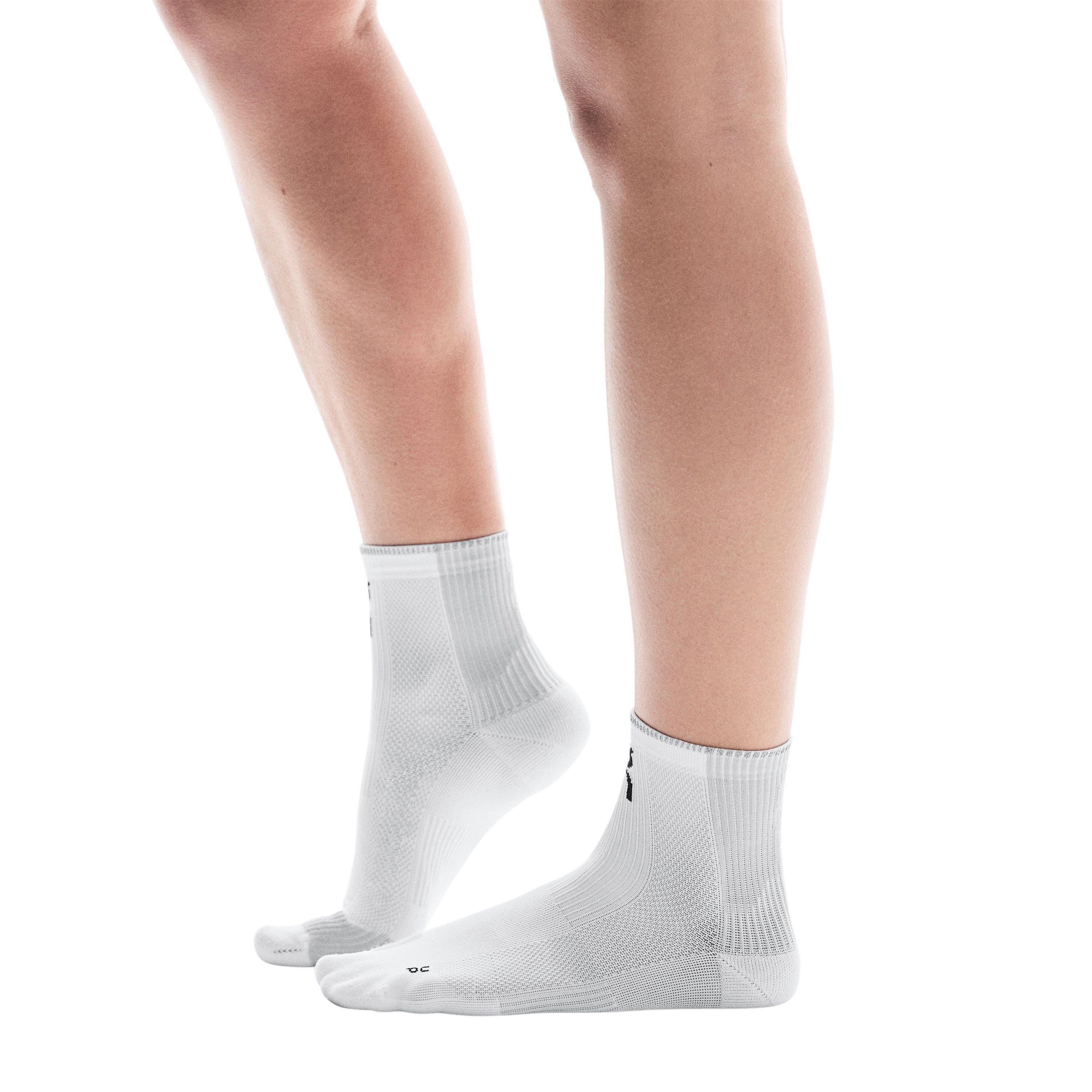 White - On - Adults Quarter Socks - 2
